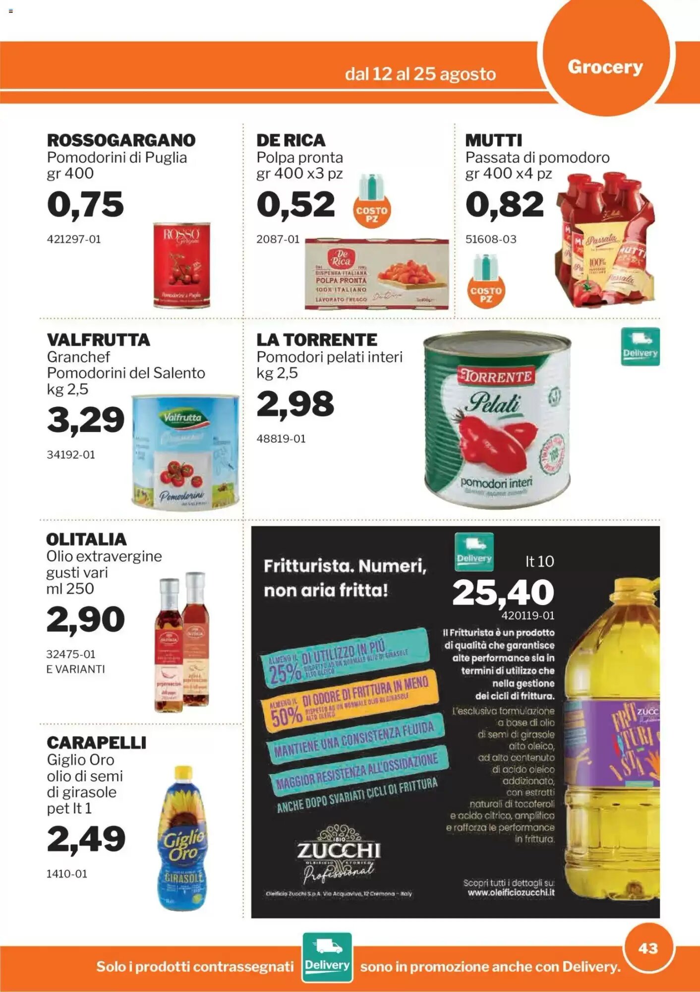 Volantino promozionale GrosMarket  valide dal 12/08/2026 - Pagina 43.