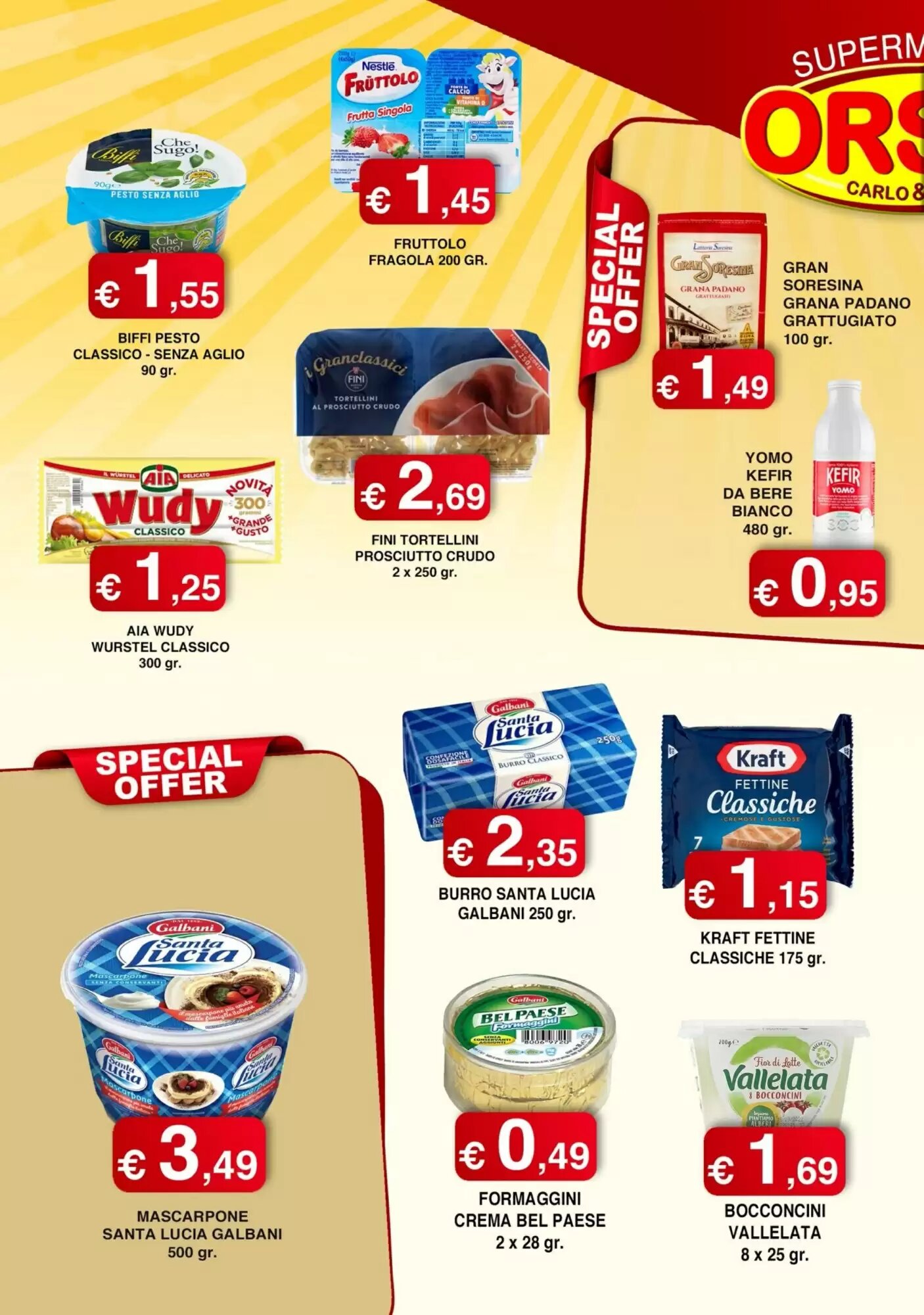 Volantino promozionale Orsini Market  valide dal 12/08/2026 - Pagina 8.