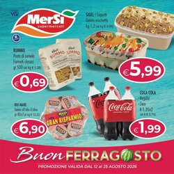 Volantino promozionale MerSi Supermercati  valide dal 12/08/2026