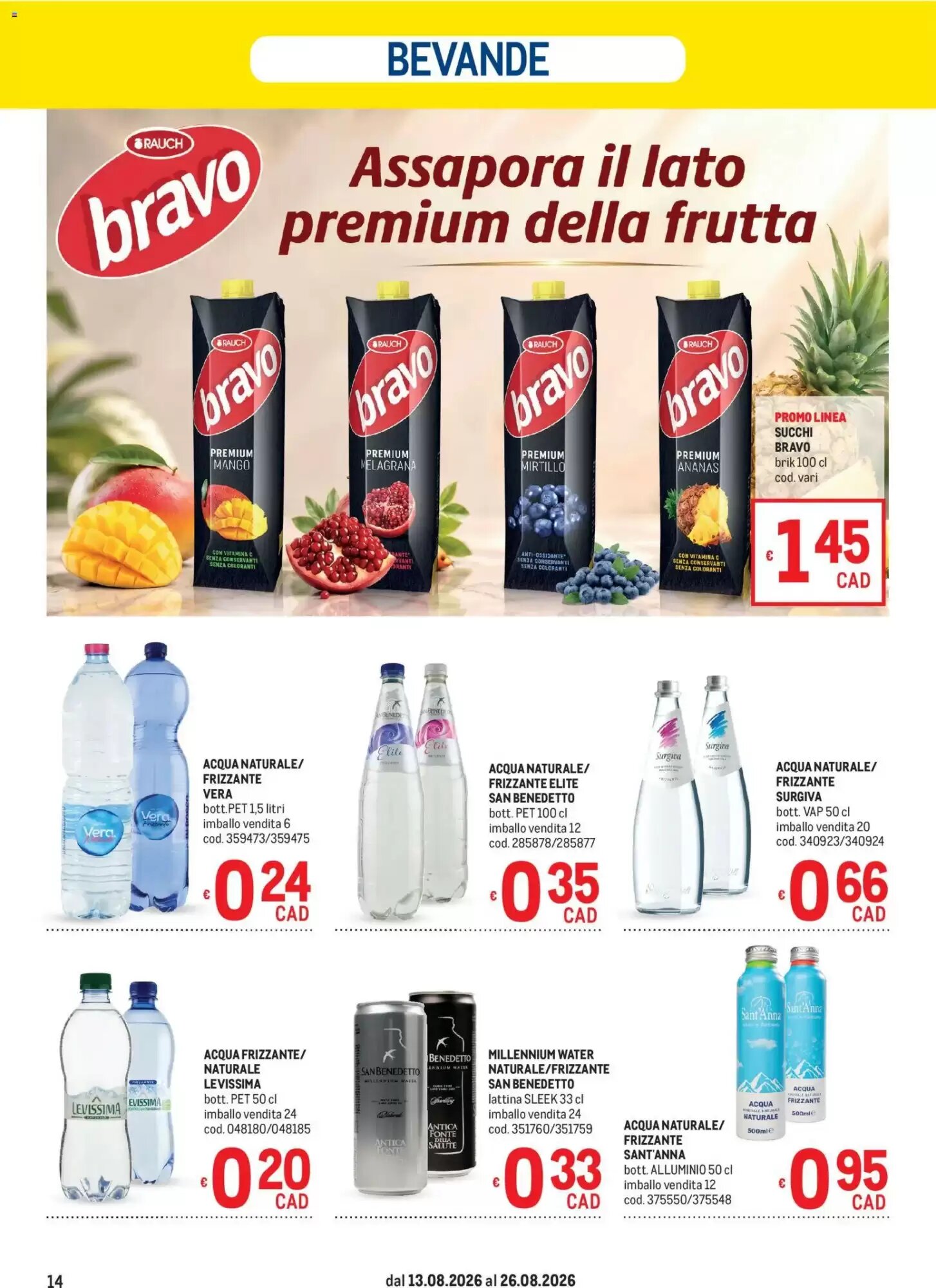 Volantino promozionale Metro  valide dal 13/08/2026 - Pagina 14.