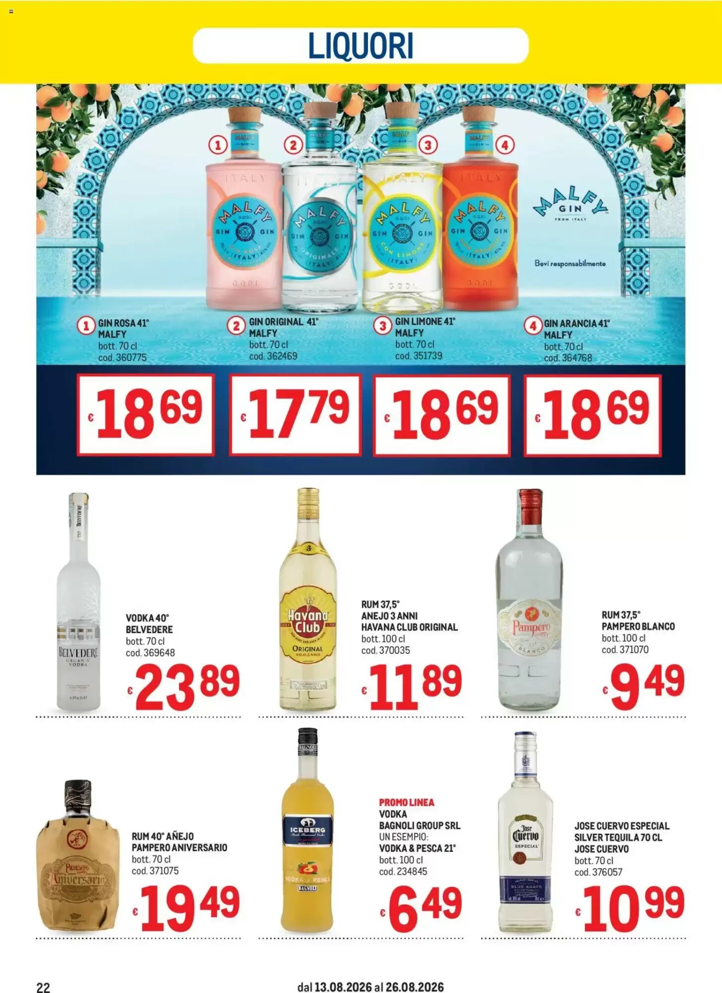 Volantino promozionale Metro  valide dal 13/08/2026 - Pagina 22.