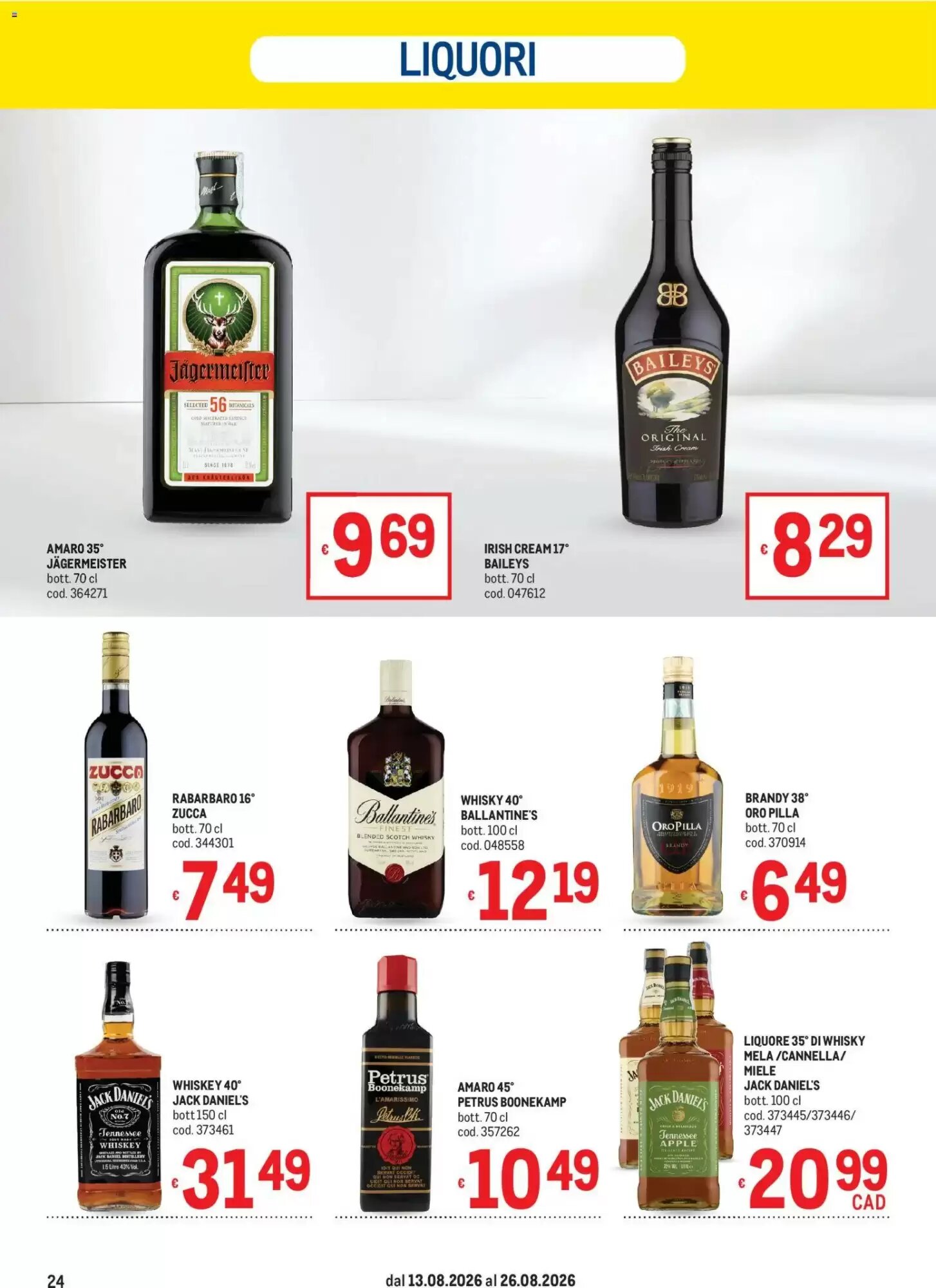 Volantino promozionale Metro  valide dal 13/08/2026 - Pagina 24.