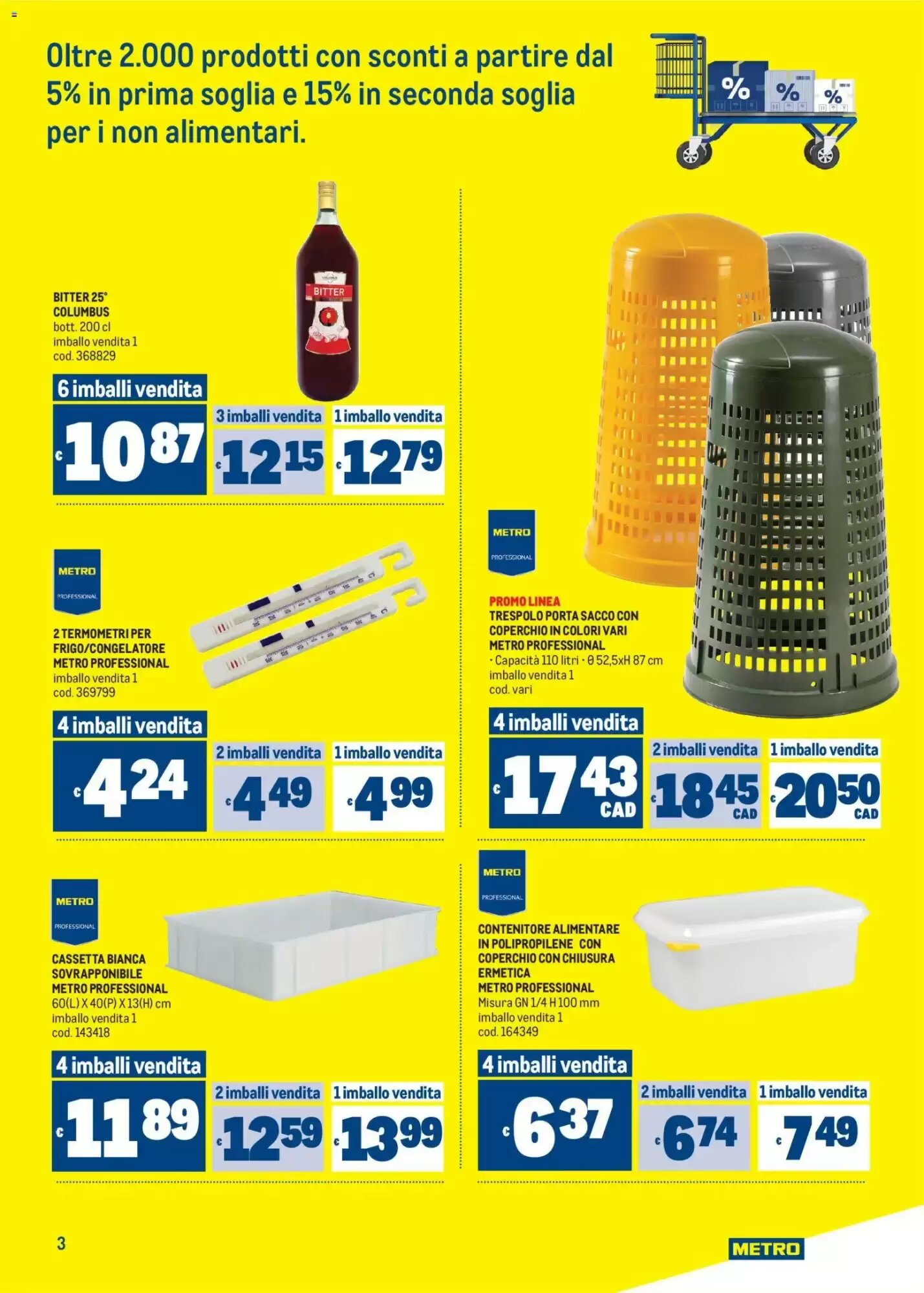Volantino promozionale Metro  valide dal 13/08/2026 - Pagina 3.