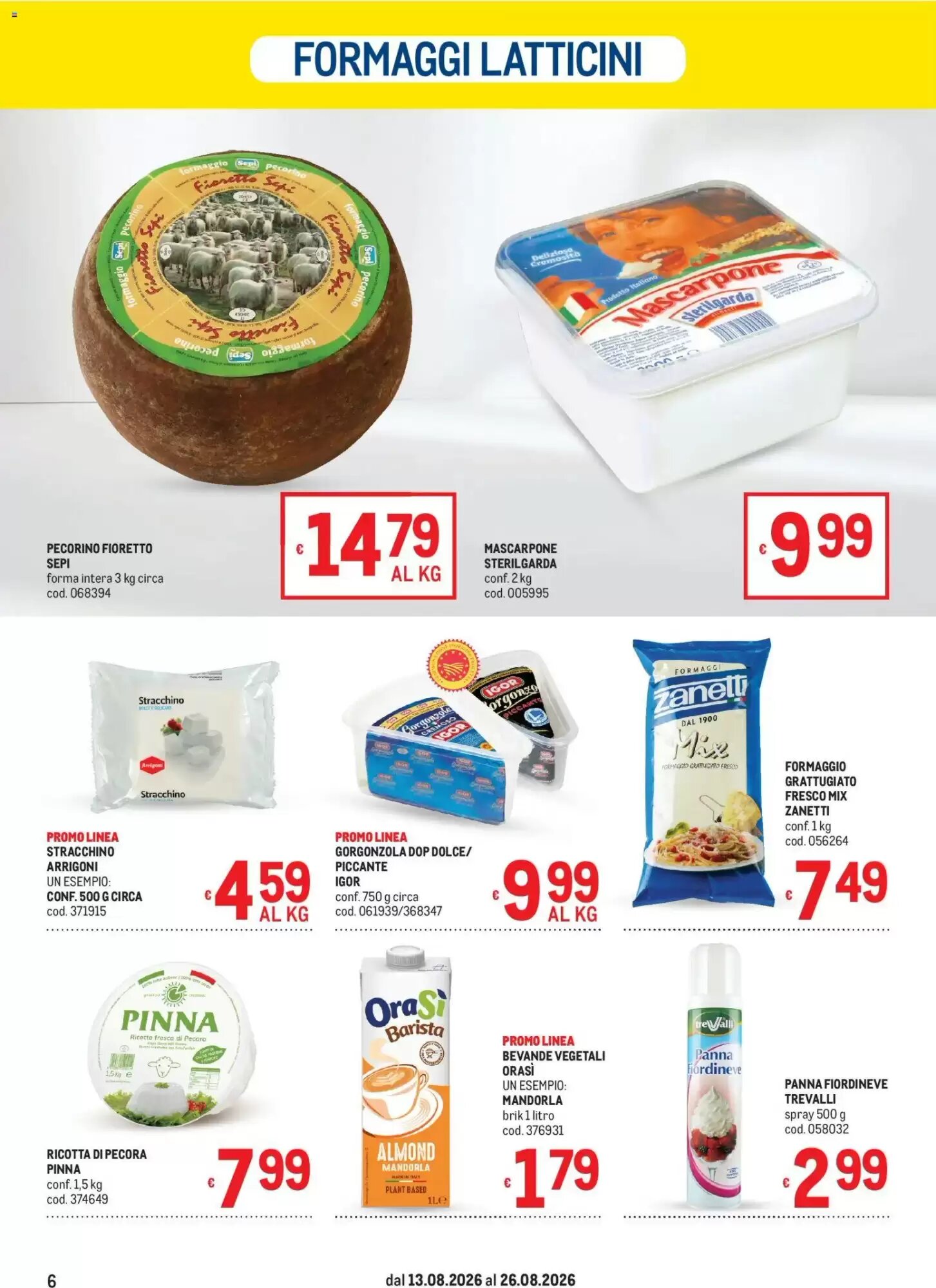 Volantino promozionale Metro  valide dal 13/08/2026 - Pagina 6.