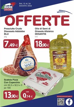 Volantino promozionale Docks Cash&Carry  valide dal 13/08/2026