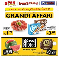 Volantino promozionale Spak Supermercati  valide dal 13/08/2026