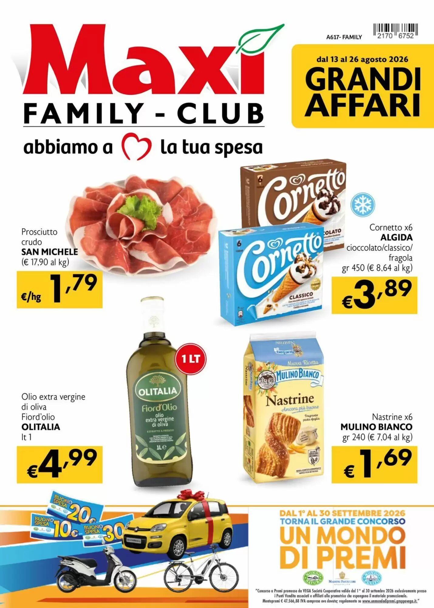 Volantino promozionale Maxi Family  valide dal 13/08/2026 - Pagina 1.
