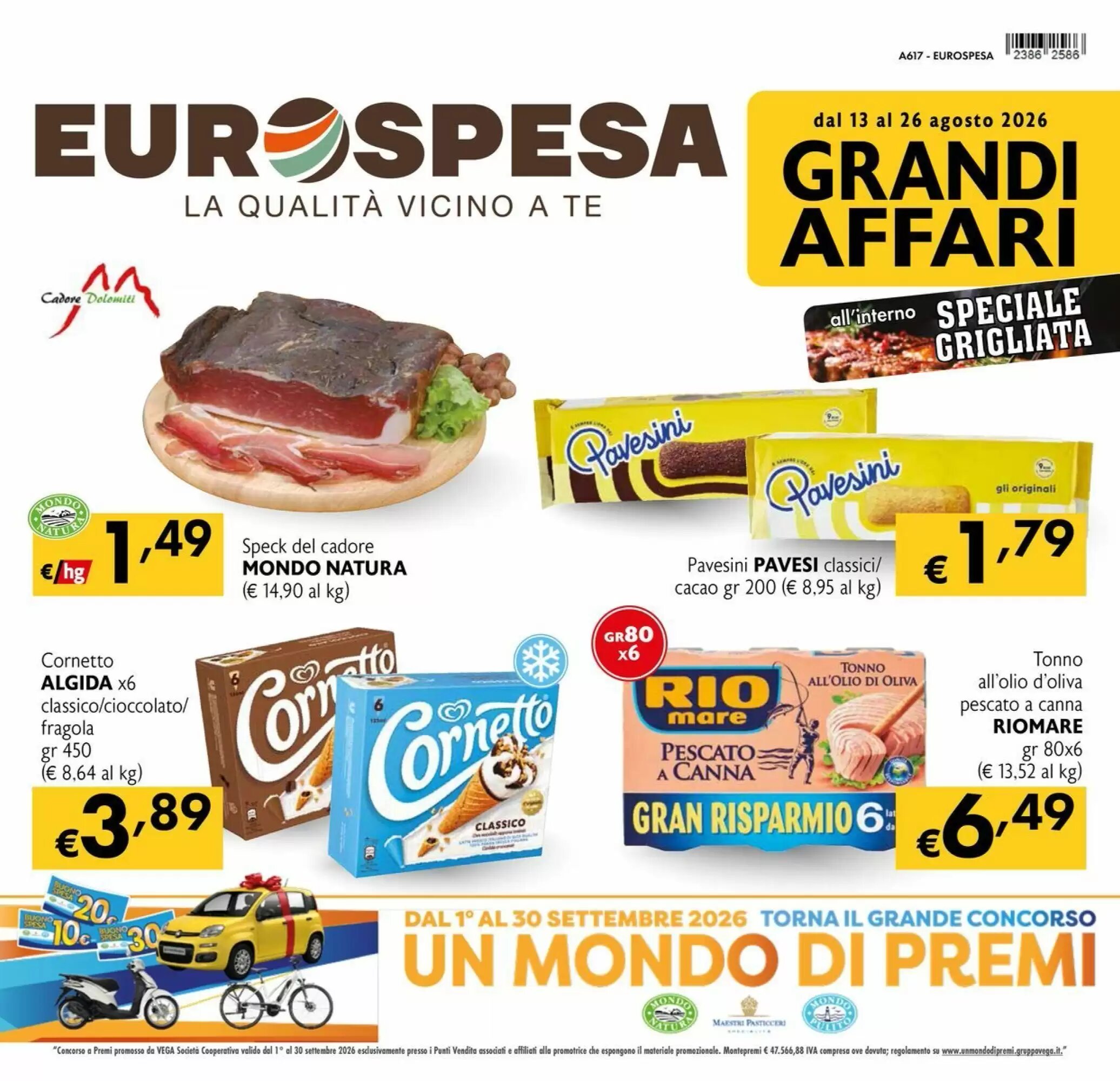 Volantino promozionale Eurospesa valide dal 13/08/2026 - Pagina 1.