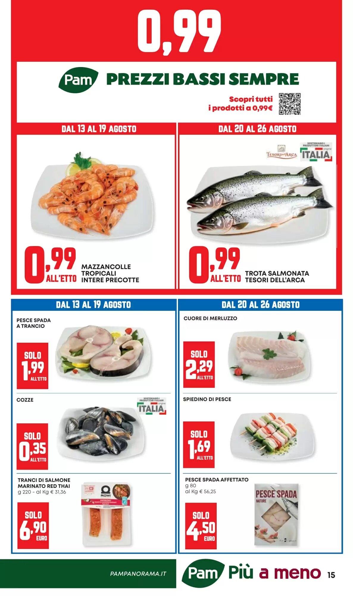 Volantino promozionale Pam  valide dal 13/08/2026 - Pagina 15.