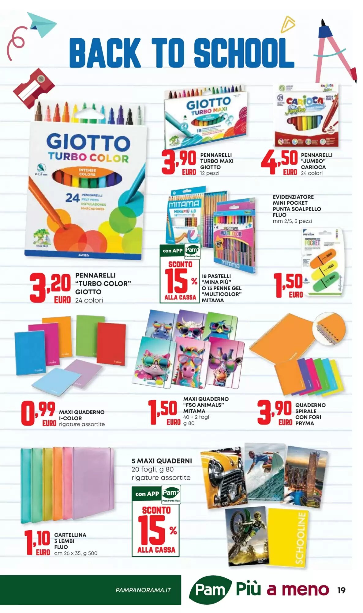 Volantino promozionale Pam  valide dal 13/08/2026 - Pagina 19.