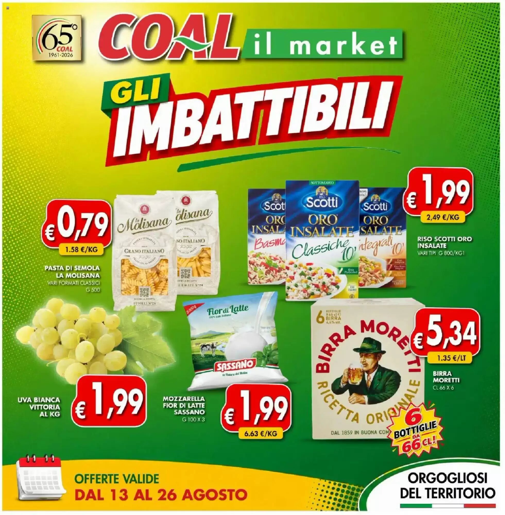 Volantino promozionale Coal valide dal 13/08/2026 - Pagina 1.