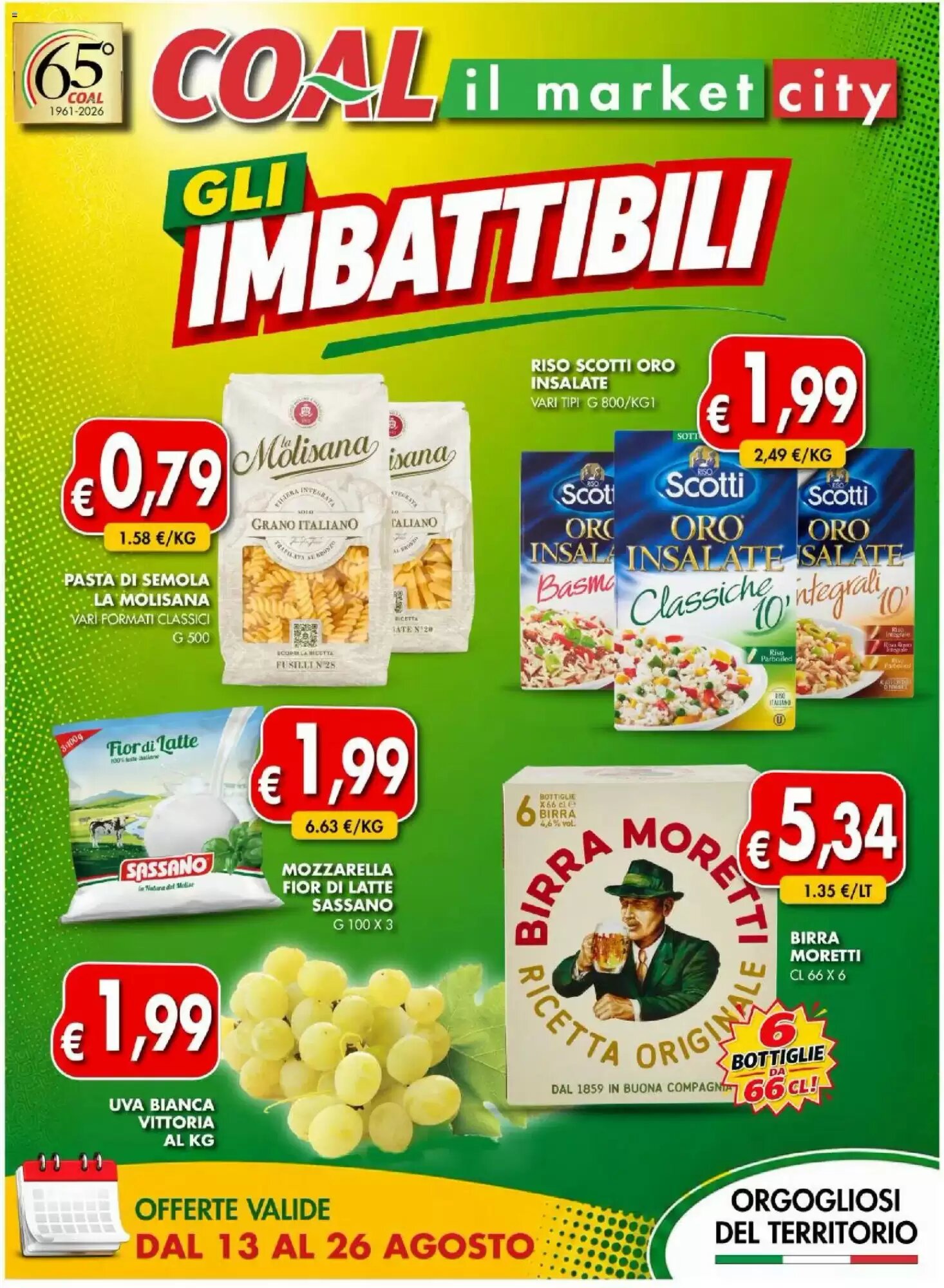 Volantino promozionale Coal valide dal 13/08/2026 - Pagina 1.