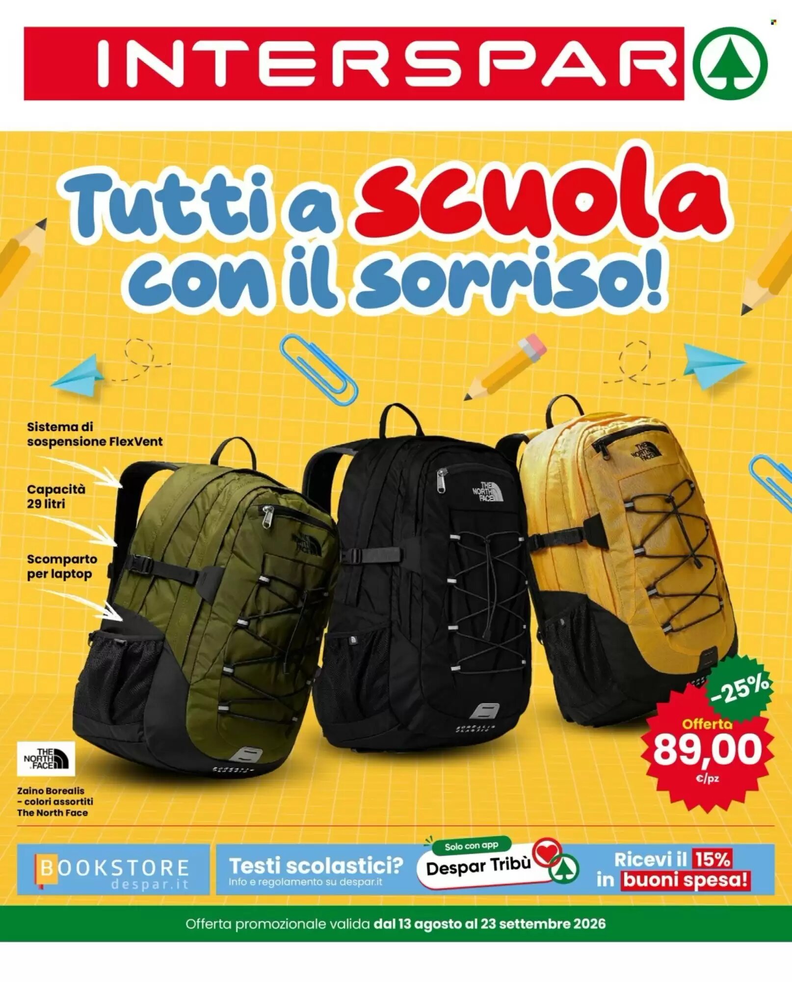 Volantino promozionale Interspar valide dal 13/08/2026 - Pagina 1.