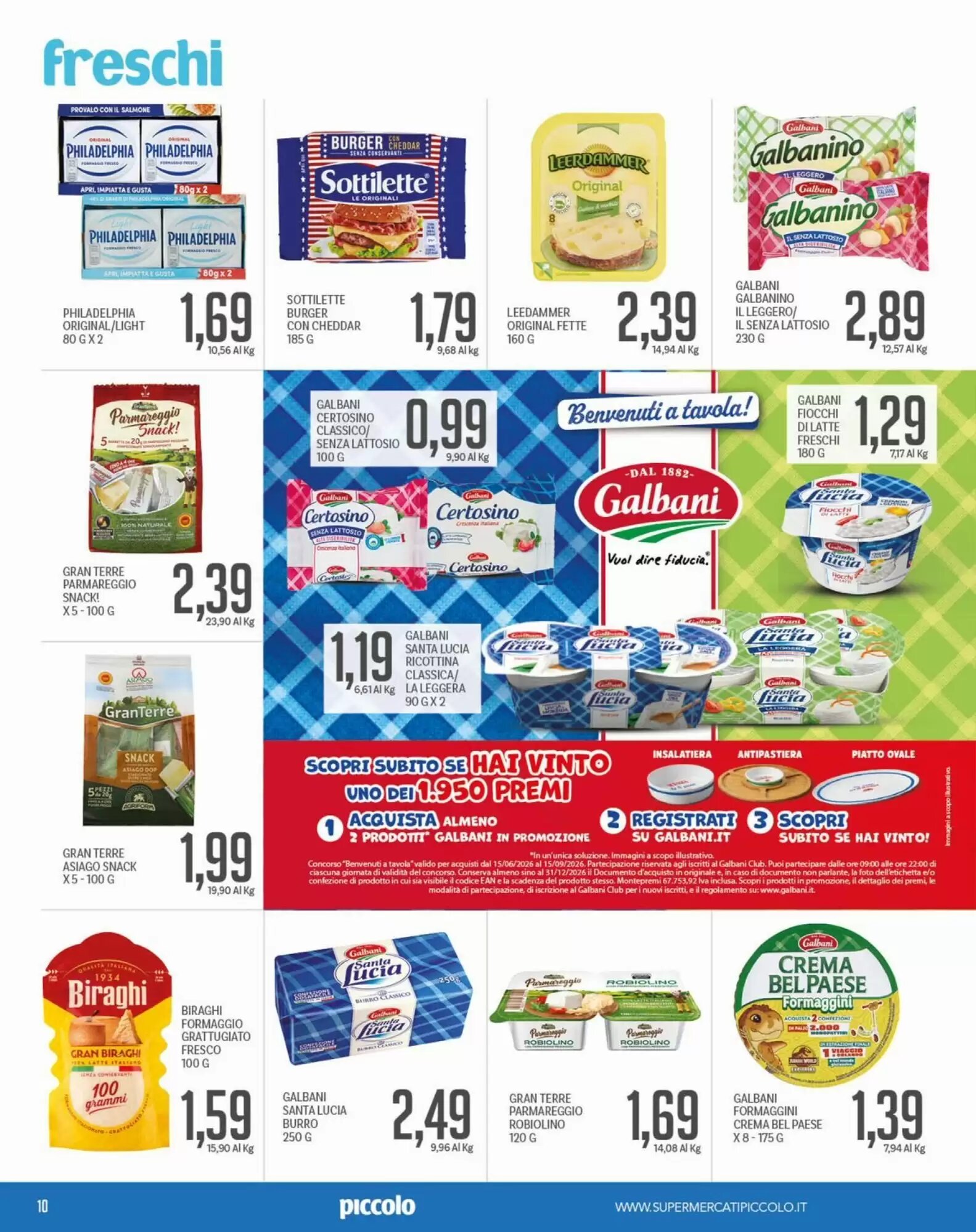 Volantino promozionale Supermercati Piccolo  valide dal 13/08/2026 - Pagina 10.