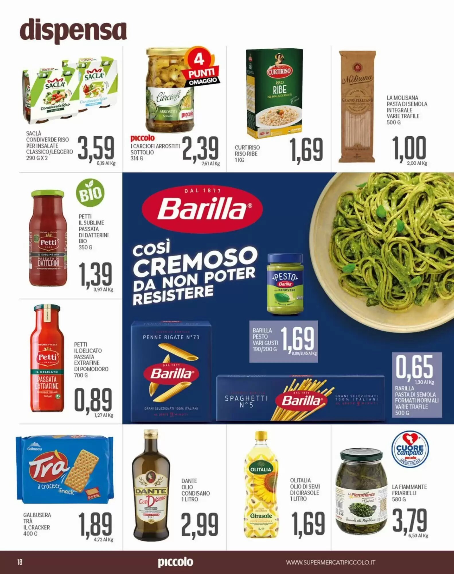 Volantino promozionale Supermercati Piccolo  valide dal 13/08/2026 - Pagina 18.