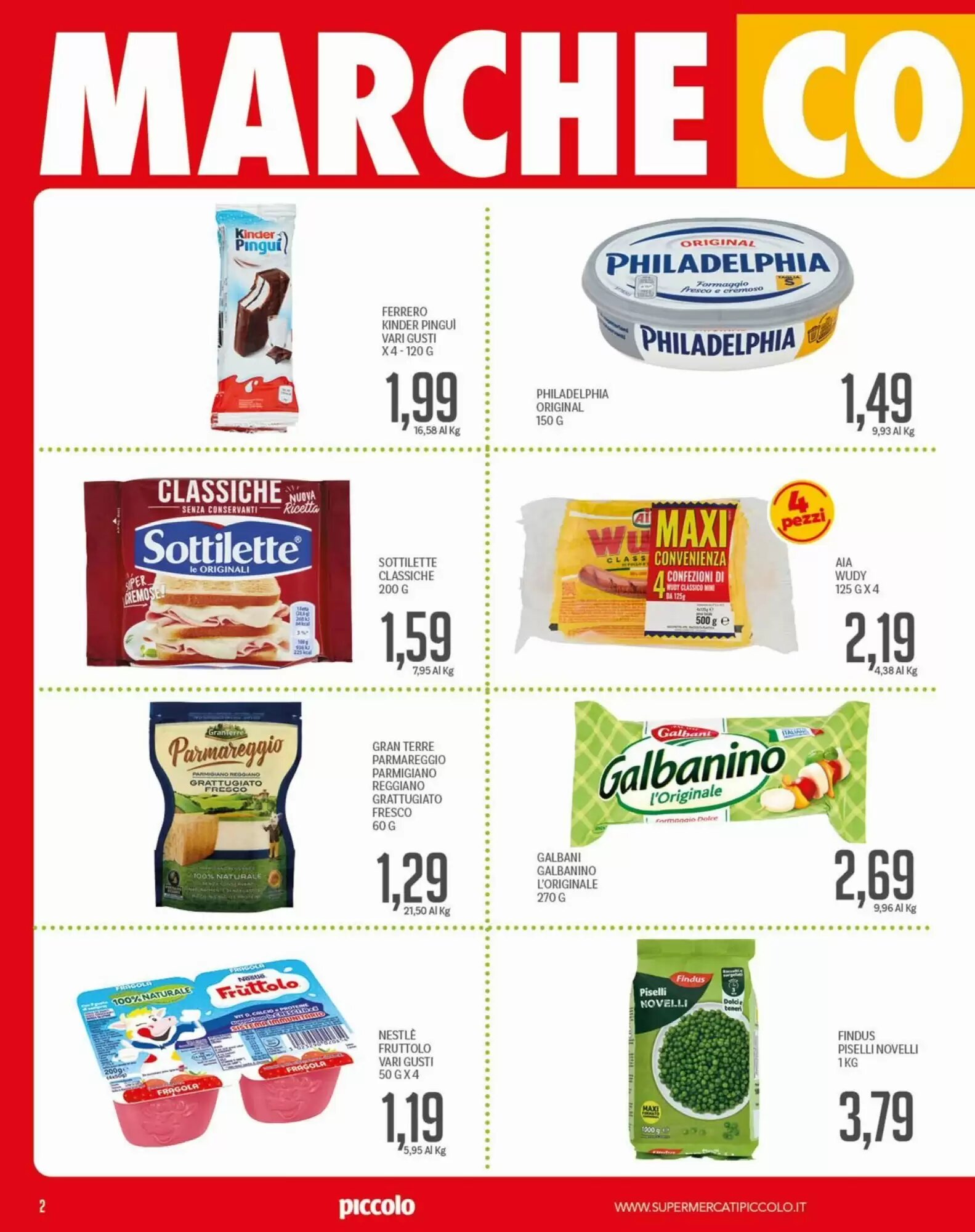 Volantino promozionale Supermercati Piccolo  valide dal 13/08/2026 - Pagina 2.