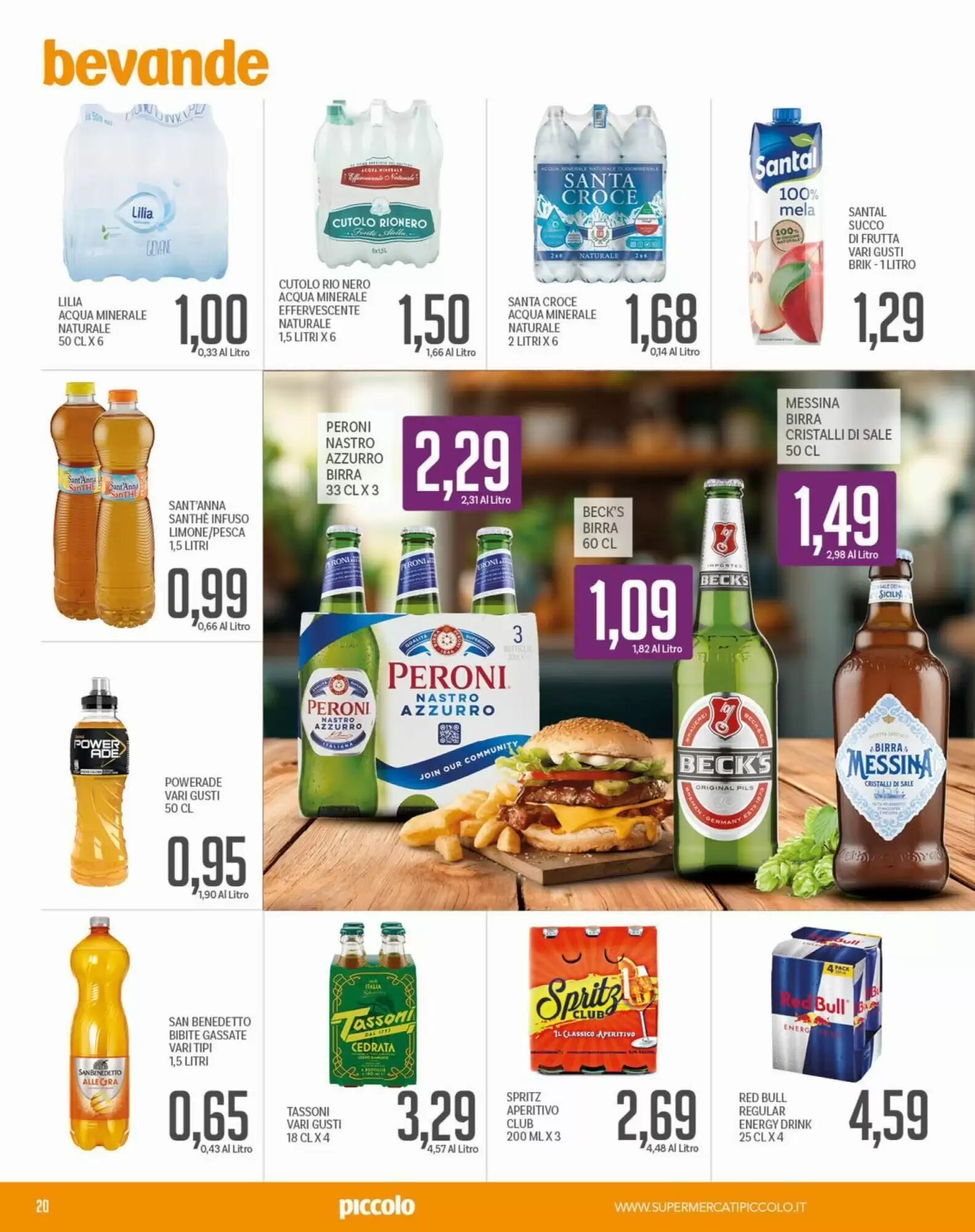 Volantino promozionale Supermercati Piccolo  valide dal 13/08/2026 - Pagina 20.