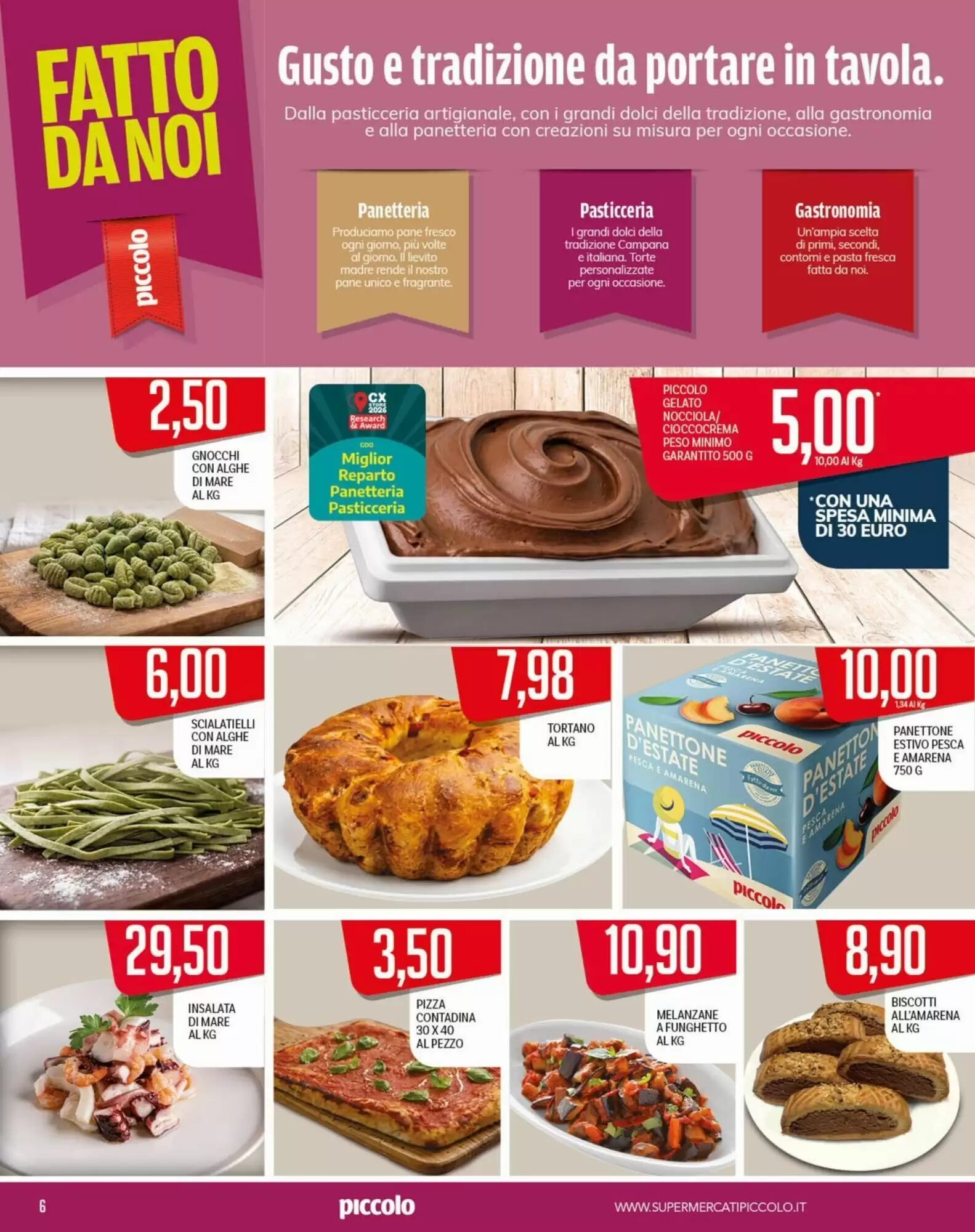 Volantino promozionale Supermercati Piccolo  valide dal 13/08/2026 - Pagina 6.