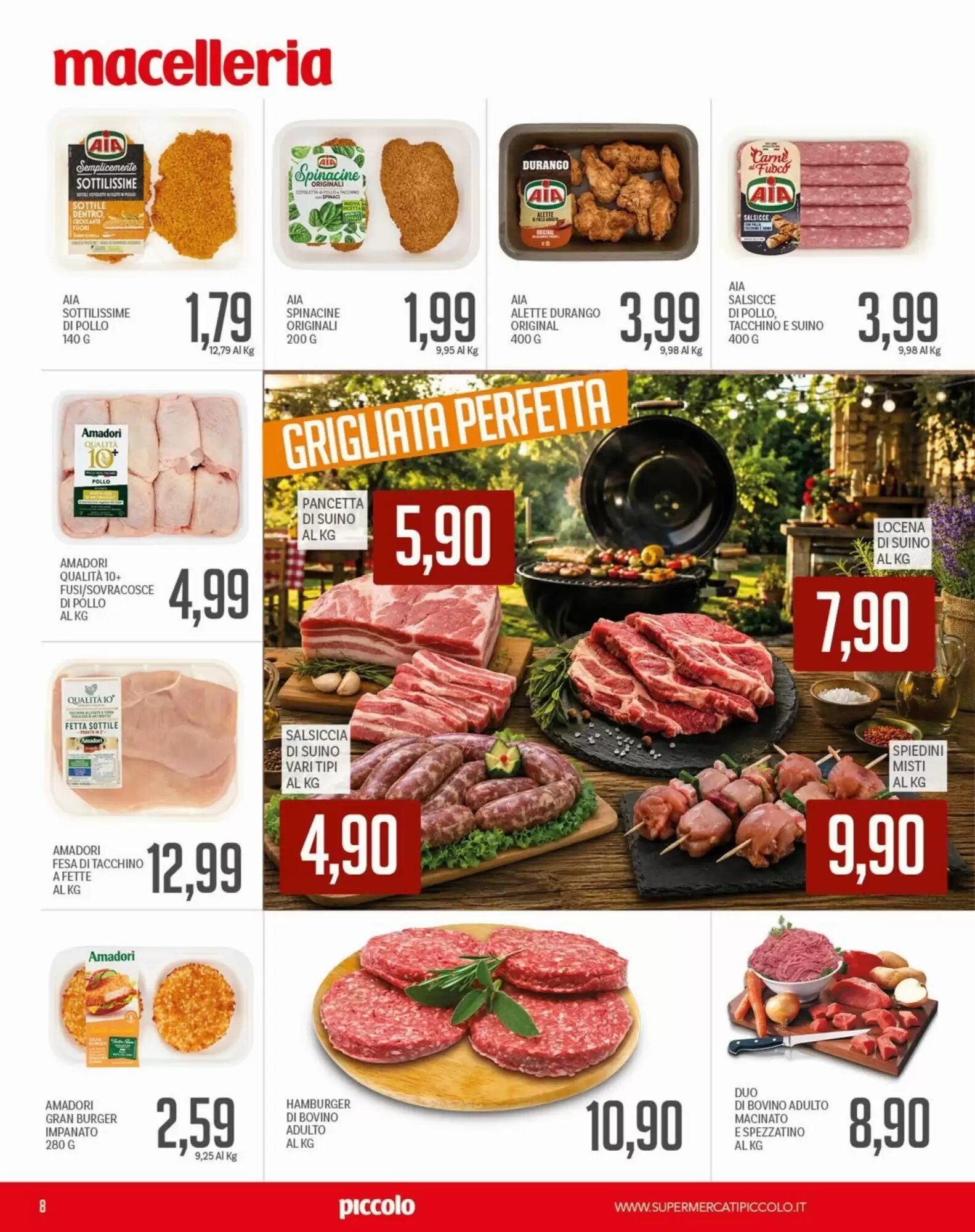 Volantino promozionale Supermercati Piccolo  valide dal 13/08/2026 - Pagina 8.