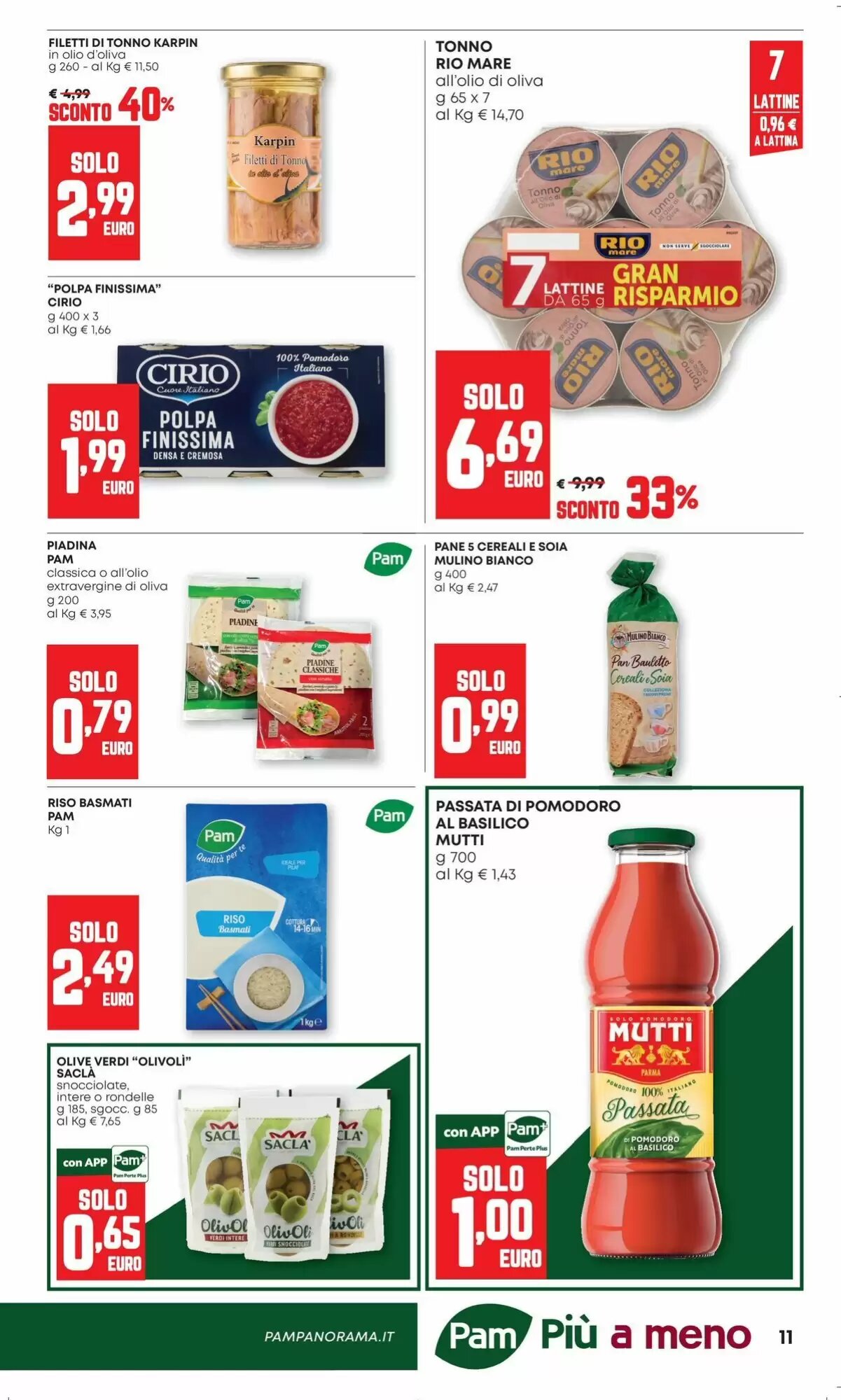 Volantino promozionale Pam  valide dal 13/08/2026 - Pagina 11.