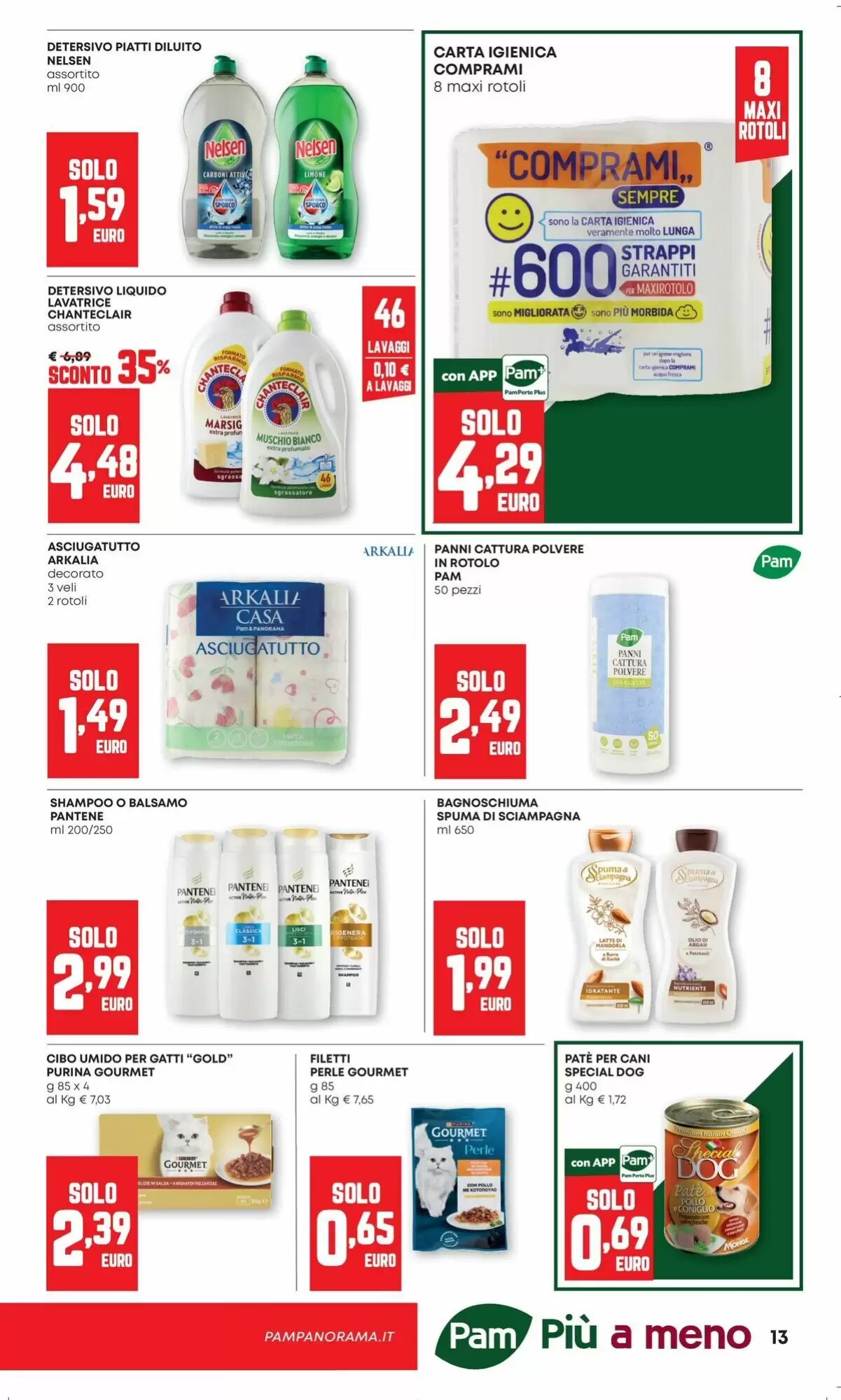 Volantino promozionale Pam  valide dal 13/08/2026 - Pagina 13.