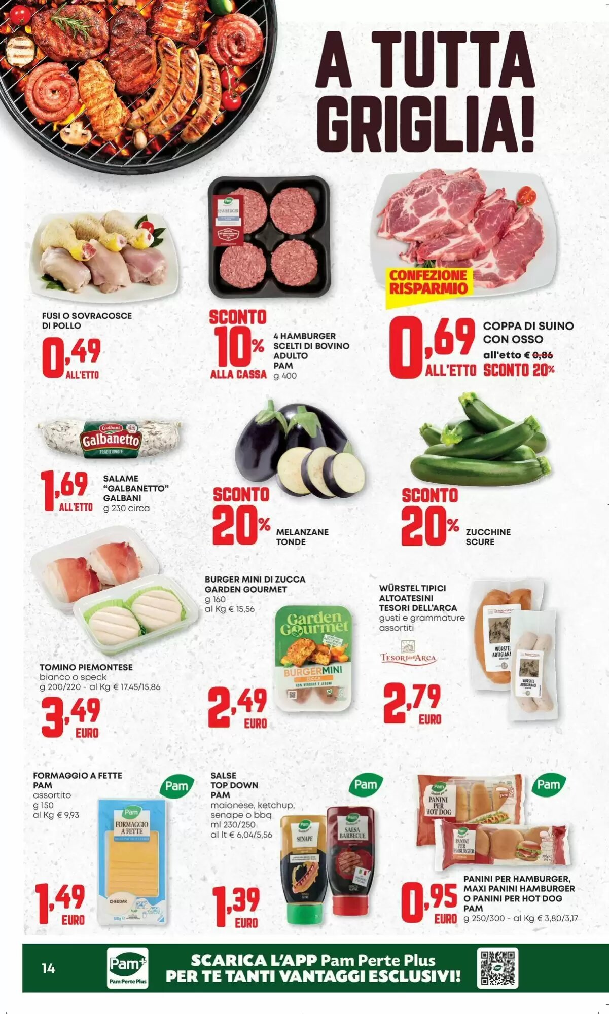 Volantino promozionale Pam  valide dal 13/08/2026 - Pagina 14.