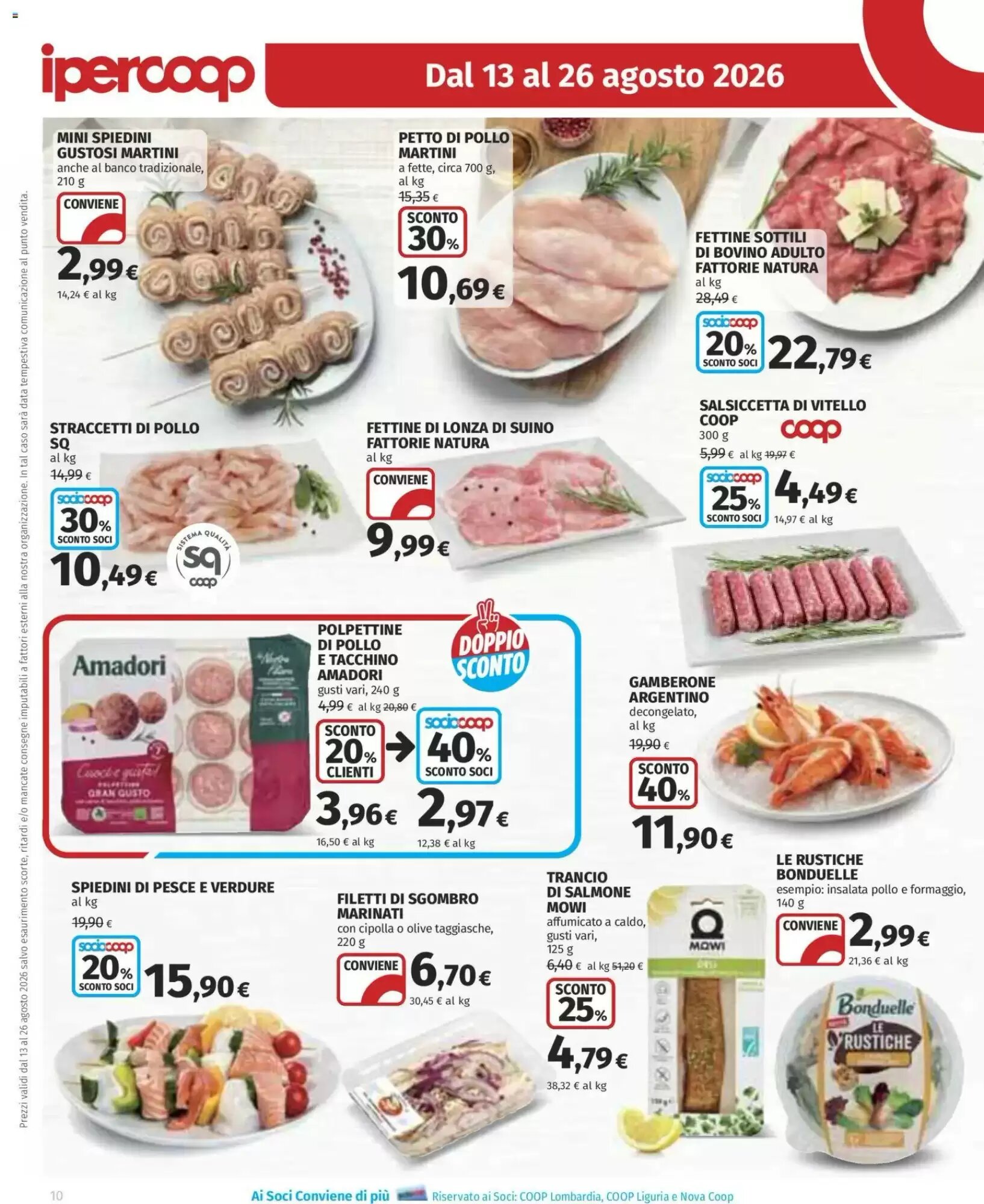 Volantino promozionale Ipercoop  valide dal 13/08/2026 - Pagina 10.