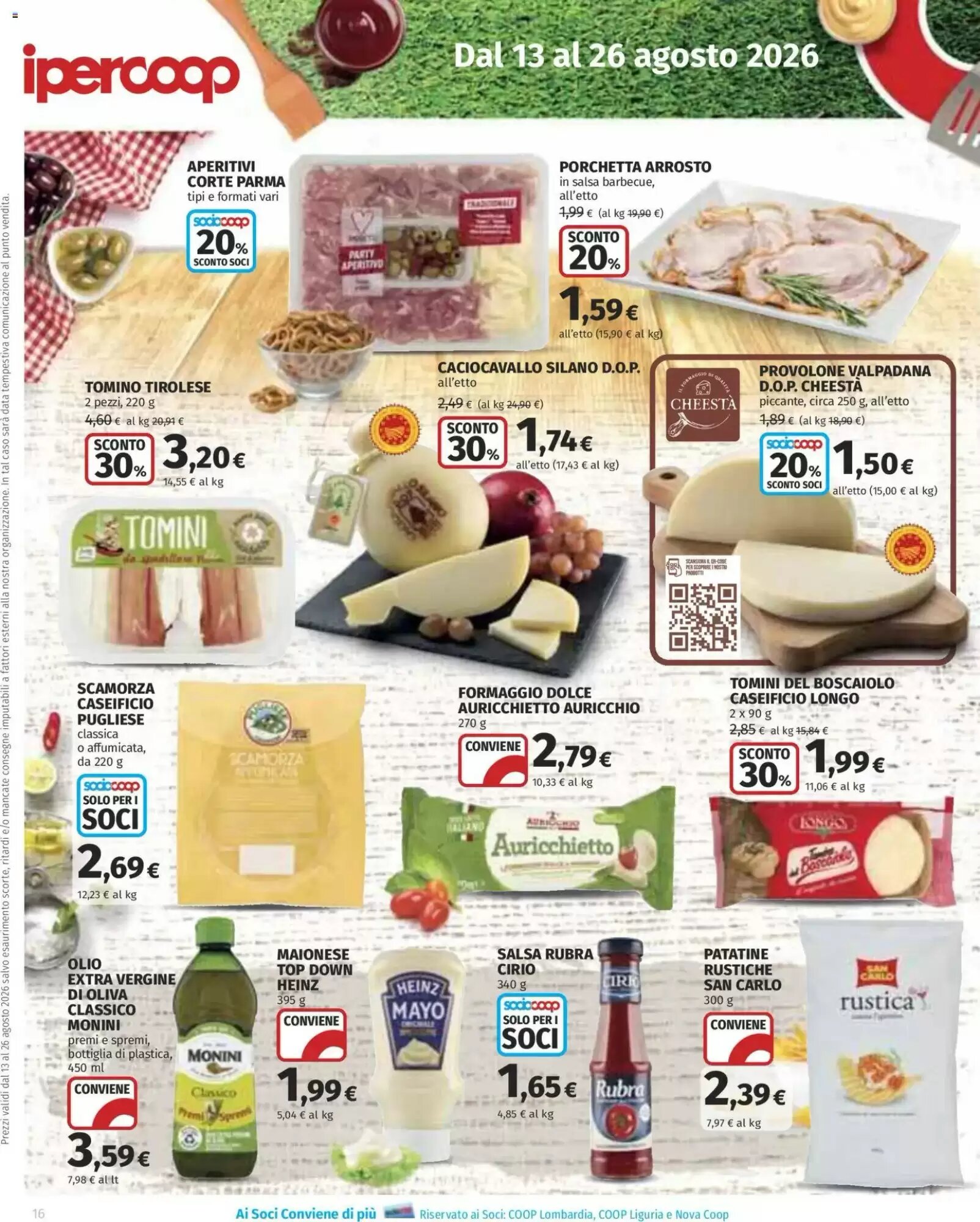 Volantino promozionale Ipercoop  valide dal 13/08/2026 - Pagina 16.