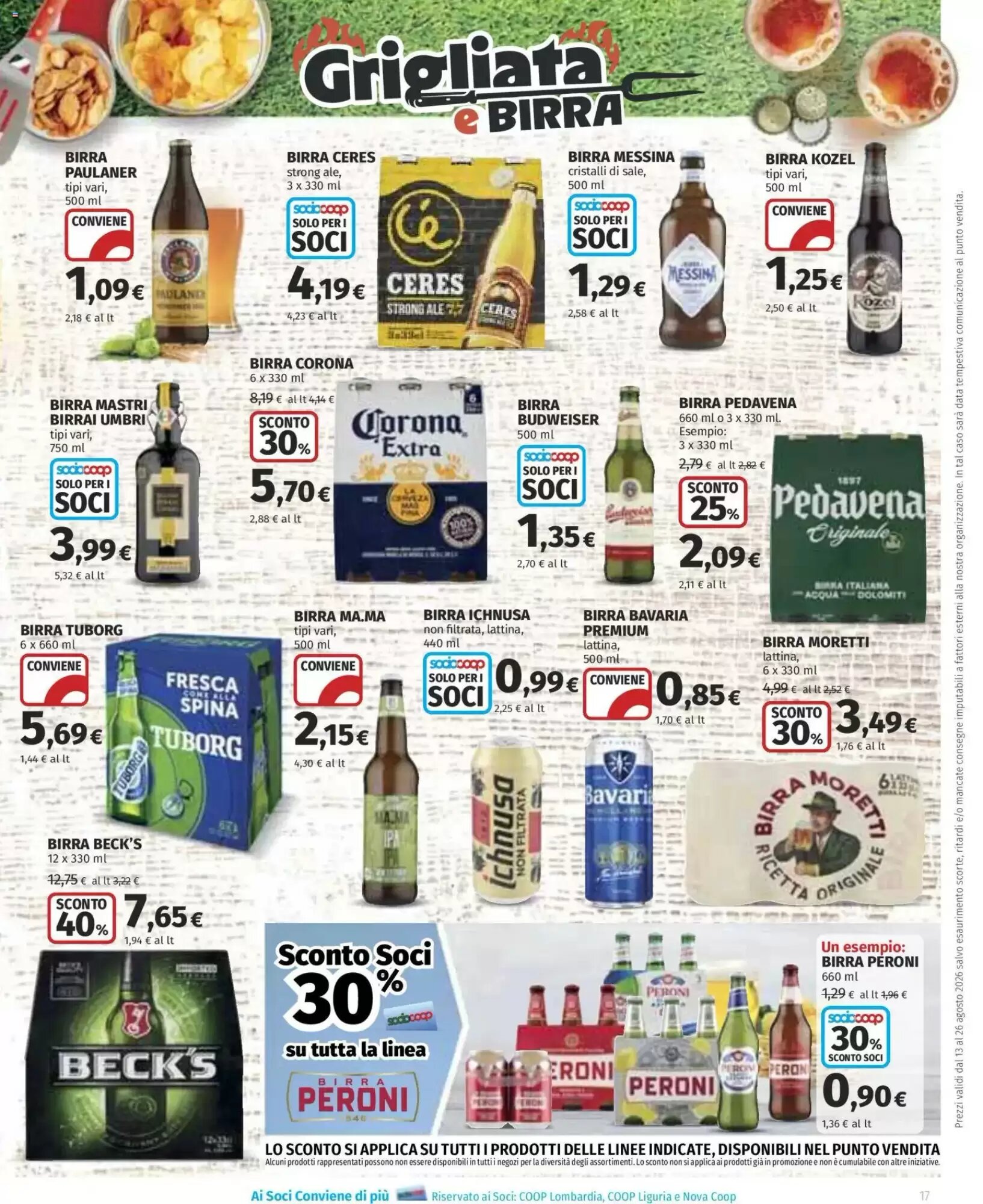 Volantino promozionale Ipercoop  valide dal 13/08/2026 - Pagina 17.