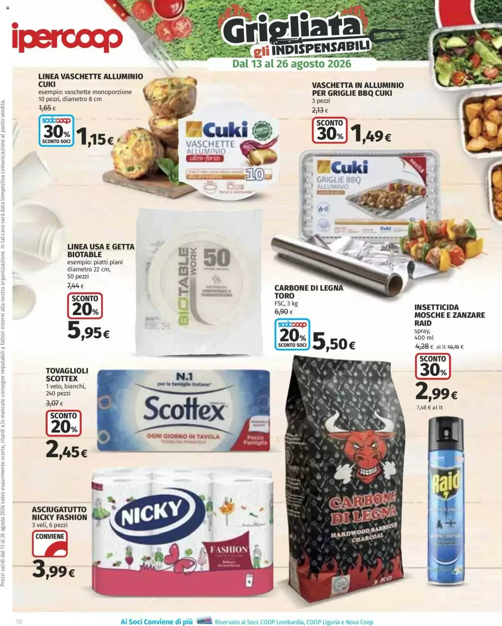 Volantino promozionale Ipercoop  valide dal 13/08/2026 - Pagina 18.