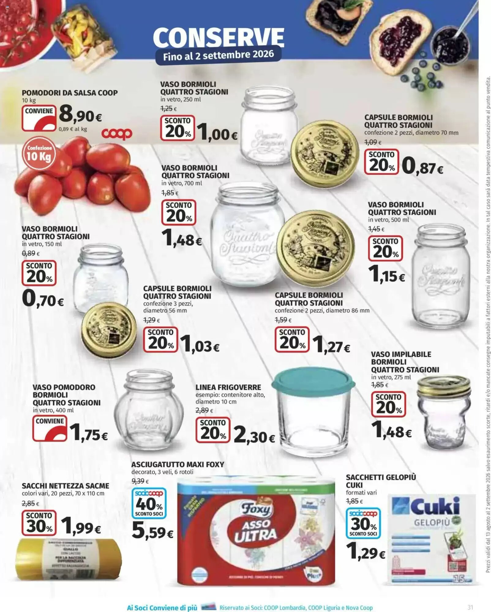 Volantino promozionale Ipercoop  valide dal 13/08/2026 - Pagina 31.