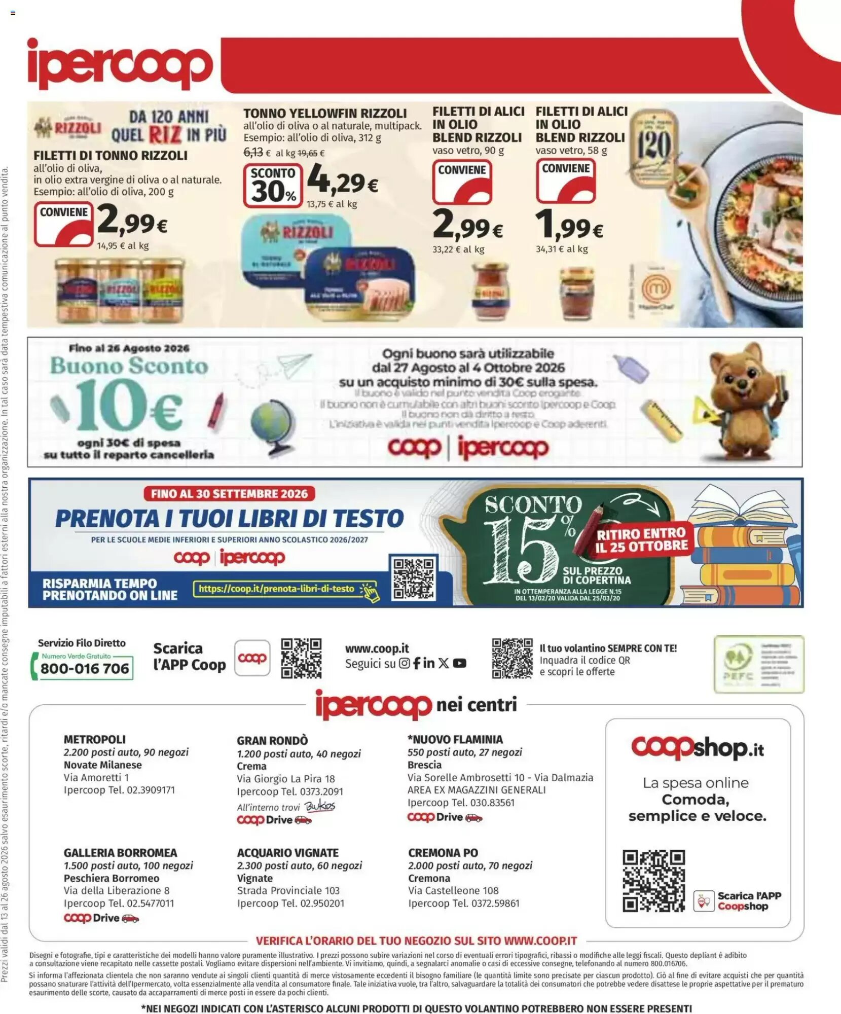 Volantino promozionale Ipercoop  valide dal 13/08/2026 - Pagina 34.