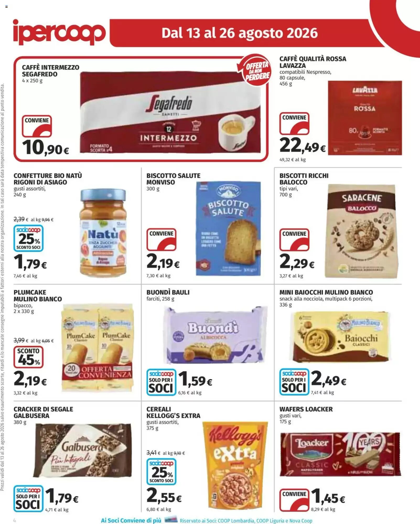 Volantino promozionale Ipercoop  valide dal 13/08/2026 - Pagina 4.
