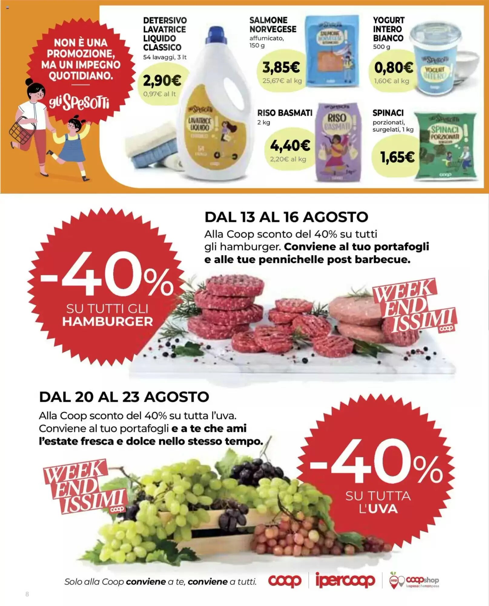 Volantino promozionale Ipercoop  valide dal 13/08/2026 - Pagina 8.