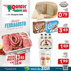 Volantino promozionale Quick Sisa  valide dal 13/08/2026