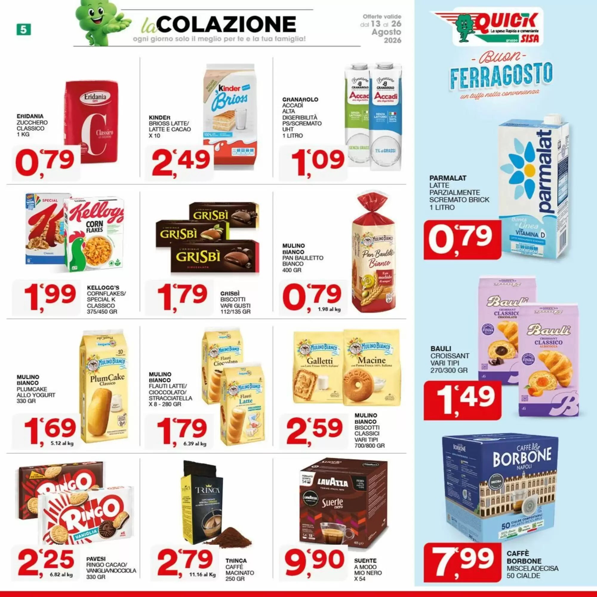 Volantino promozionale Quick Sisa  valide dal 13/08/2026 - Pagina 5.