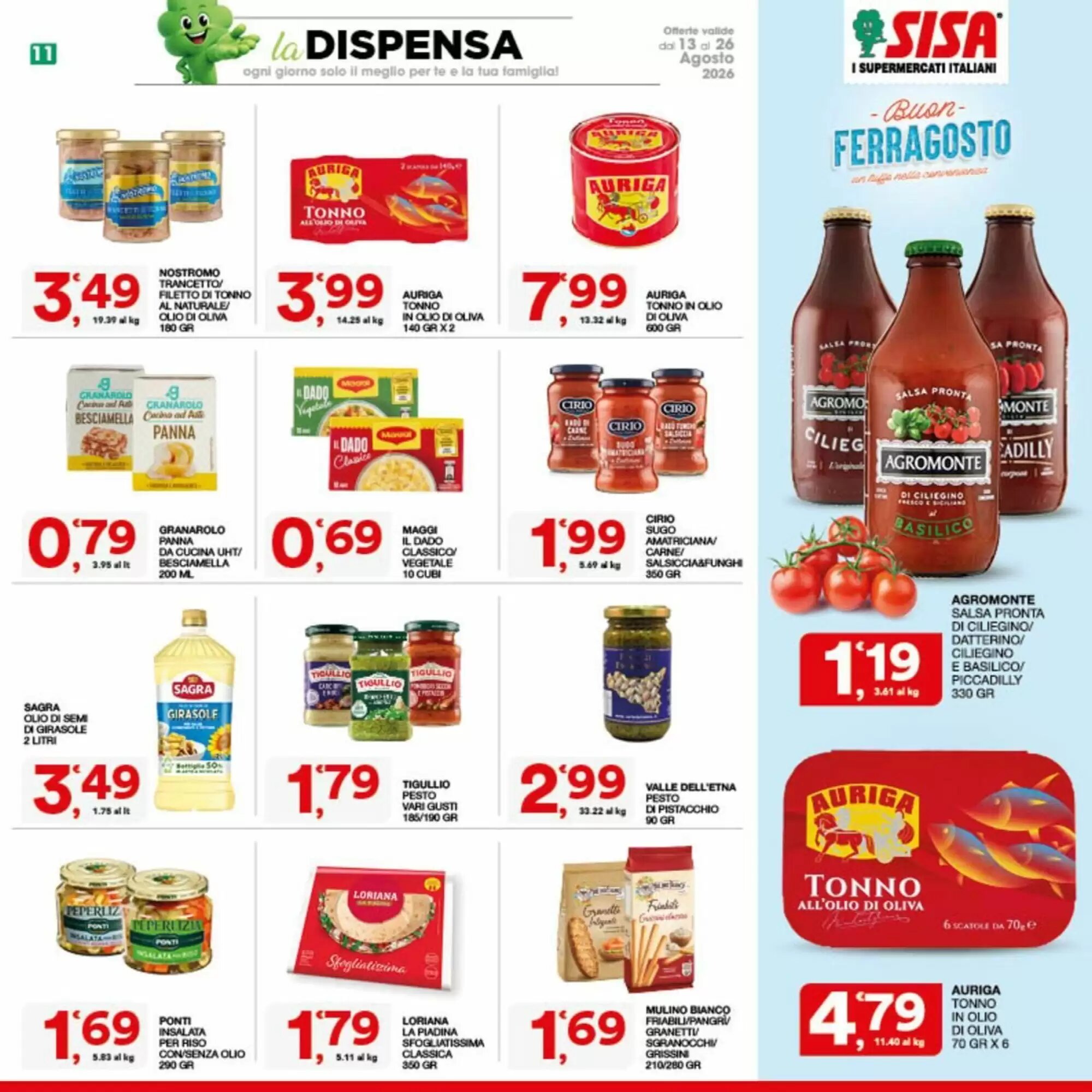 Volantino promozionale Sisa  valide dal 13/08/2026 - Pagina 11.