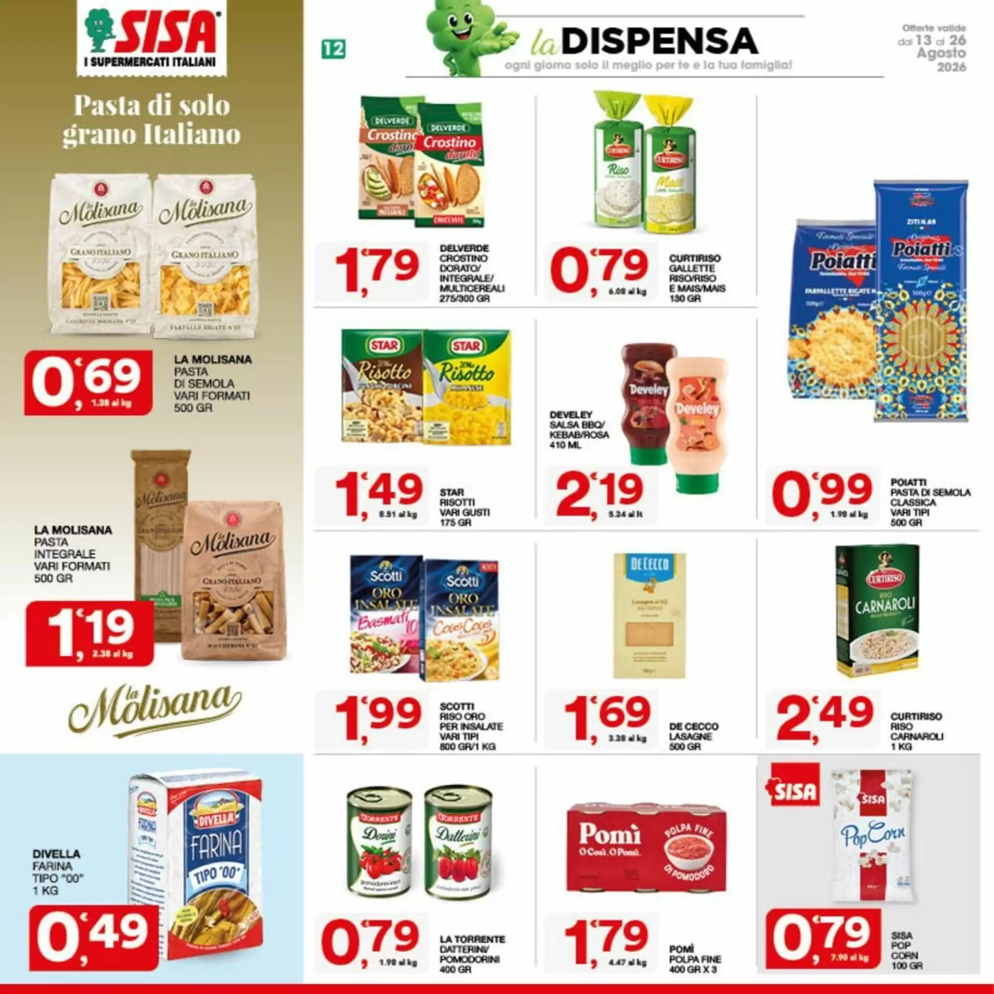 Volantino promozionale Sisa  valide dal 13/08/2026 - Pagina 12.