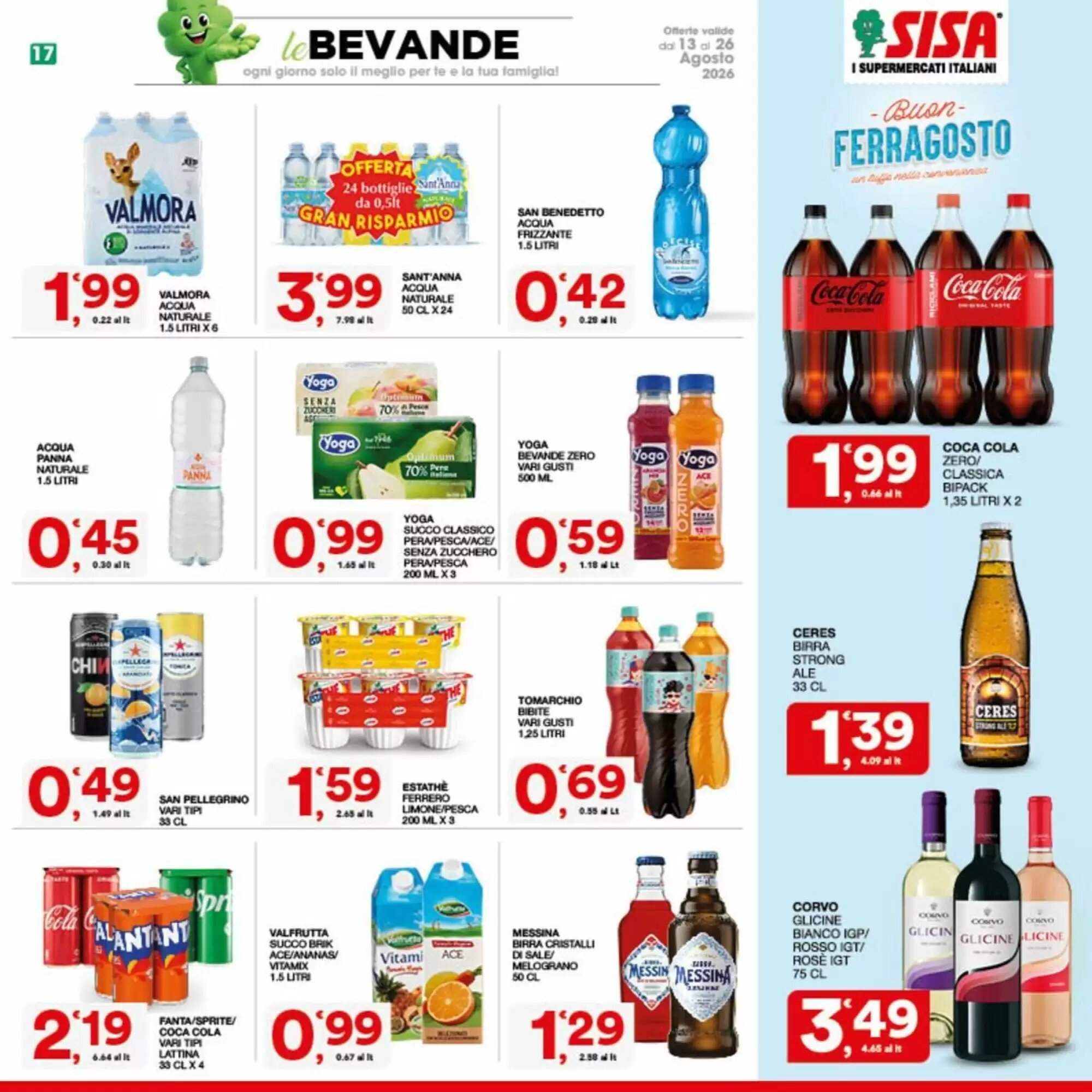 Volantino promozionale Sisa  valide dal 13/08/2026 - Pagina 17.