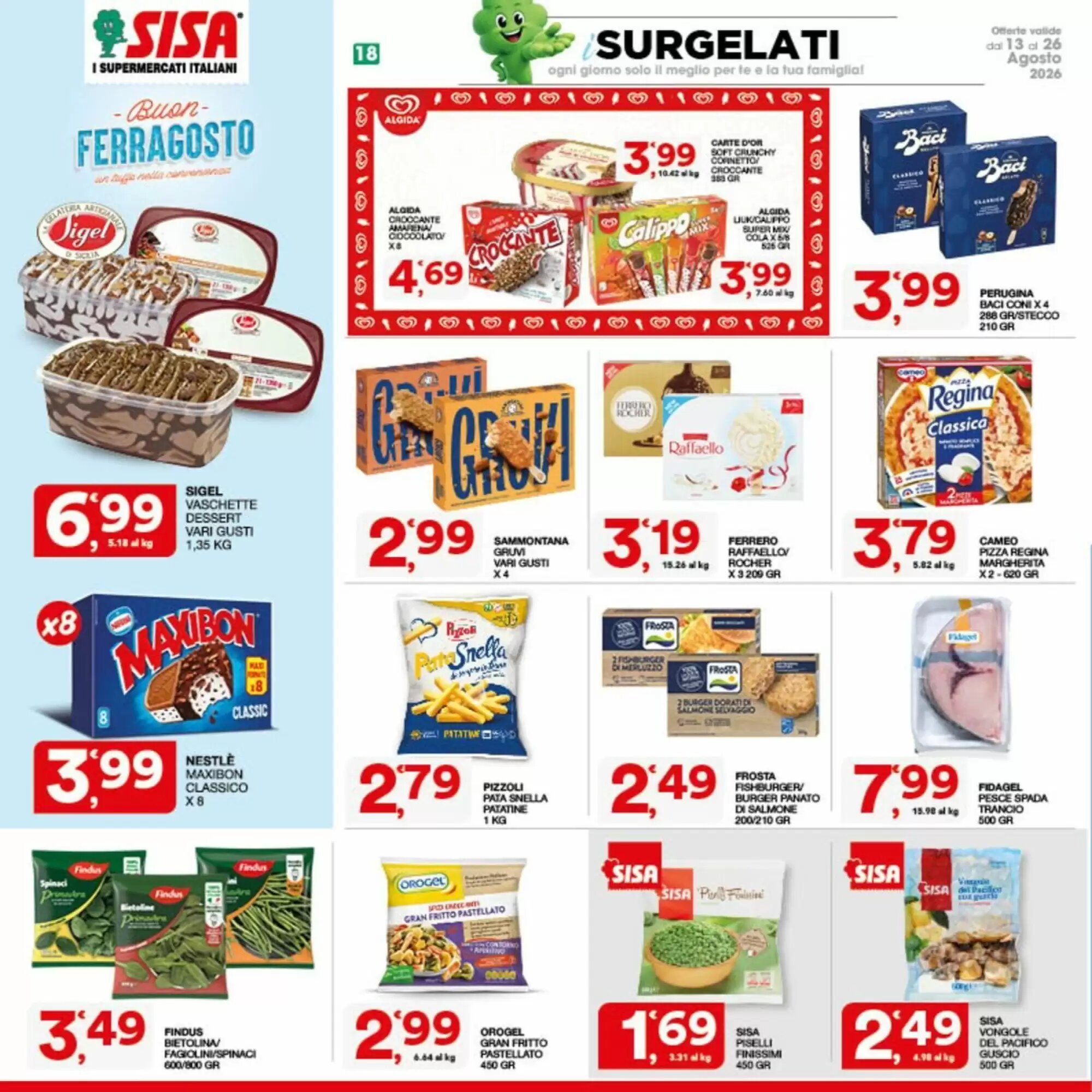 Volantino promozionale Sisa  valide dal 13/08/2026 - Pagina 18.