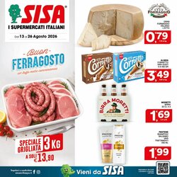 Volantino promozionale Sisa  valide dal 13/08/2026