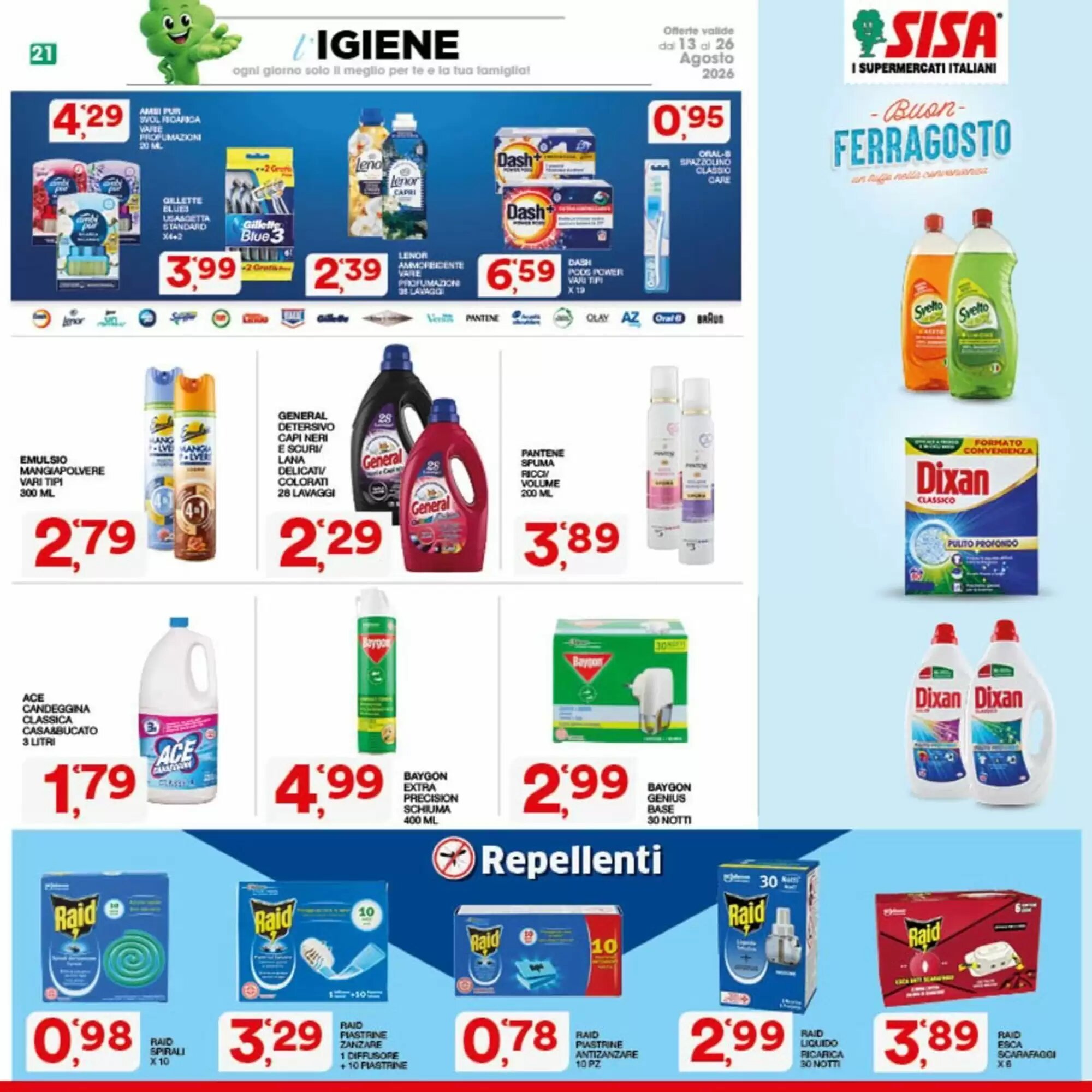 Volantino promozionale Sisa  valide dal 13/08/2026 - Pagina 21.