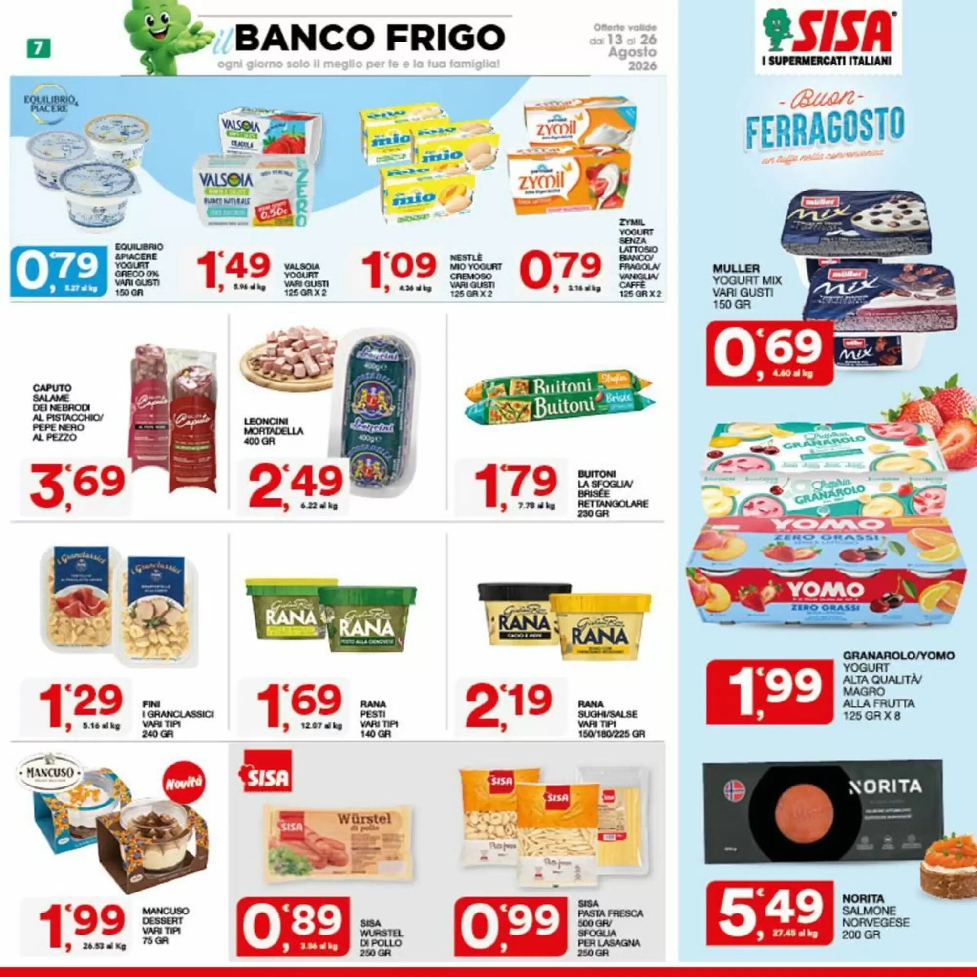 Volantino promozionale Sisa  valide dal 13/08/2026 - Pagina 7.