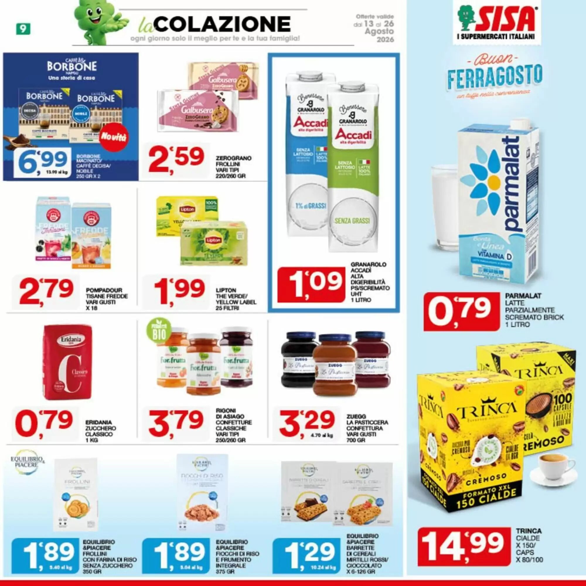 Volantino promozionale Sisa  valide dal 13/08/2026 - Pagina 9.