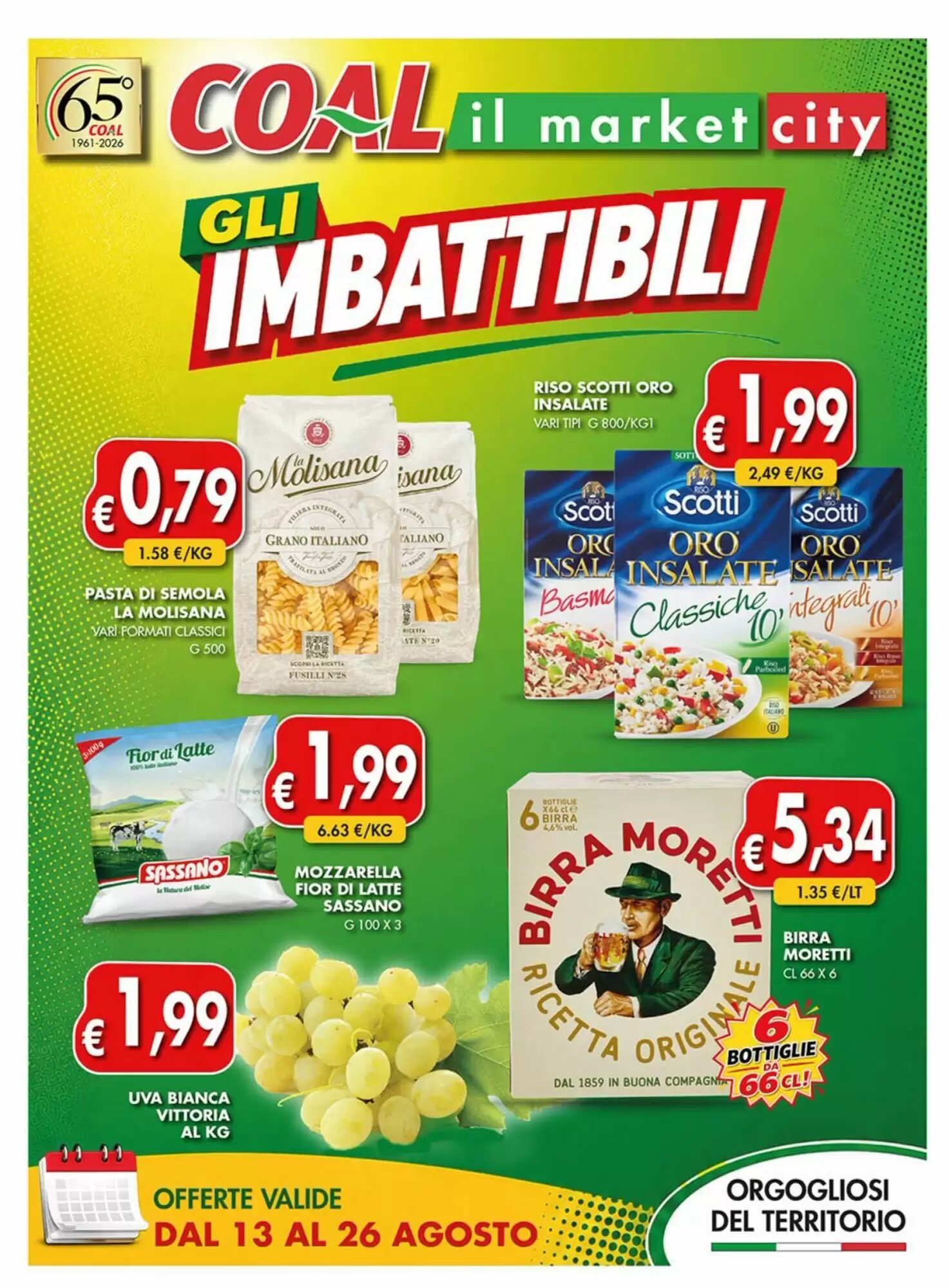 Volantino promozionale Coal valide dal 13/08/2026 - Pagina 1.