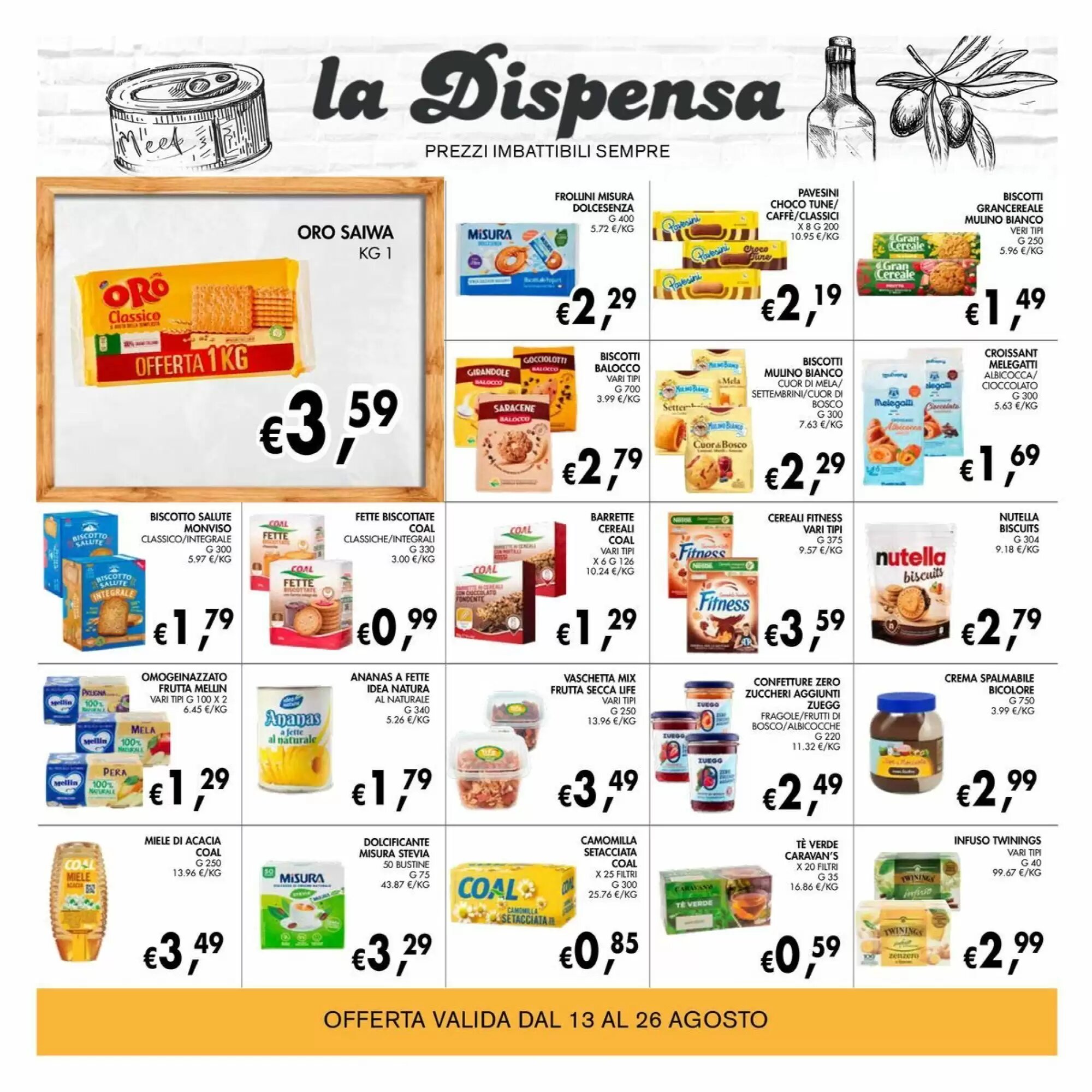 Volantino promozionale èccoMI  valide dal 13/08/2026 - Pagina 16.