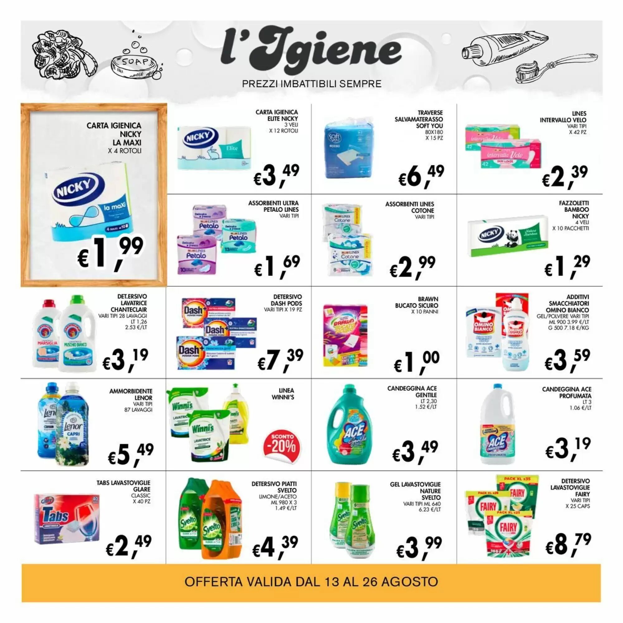 Volantino promozionale èccoMI  valide dal 13/08/2026 - Pagina 22.