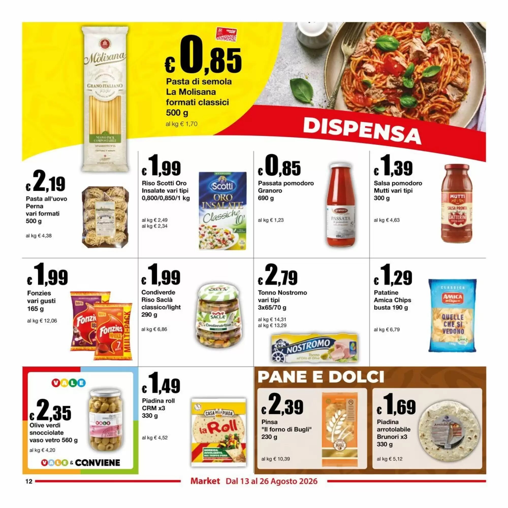 Volantino promozionale Sì con te  valide dal 13/08/2026 - Pagina 12.