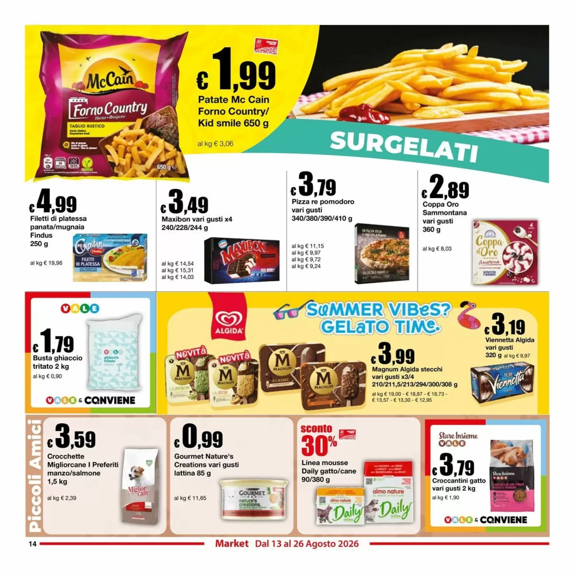 Volantino promozionale Sì con te  valide dal 13/08/2026 - Pagina 14.