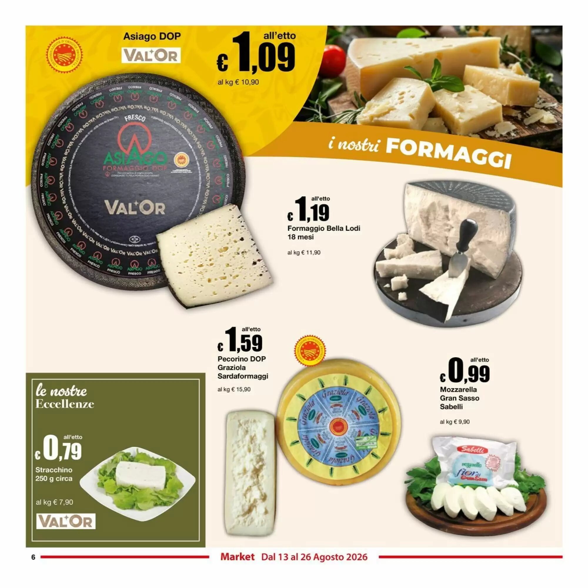 Volantino promozionale Sì con te  valide dal 13/08/2026 - Pagina 6.